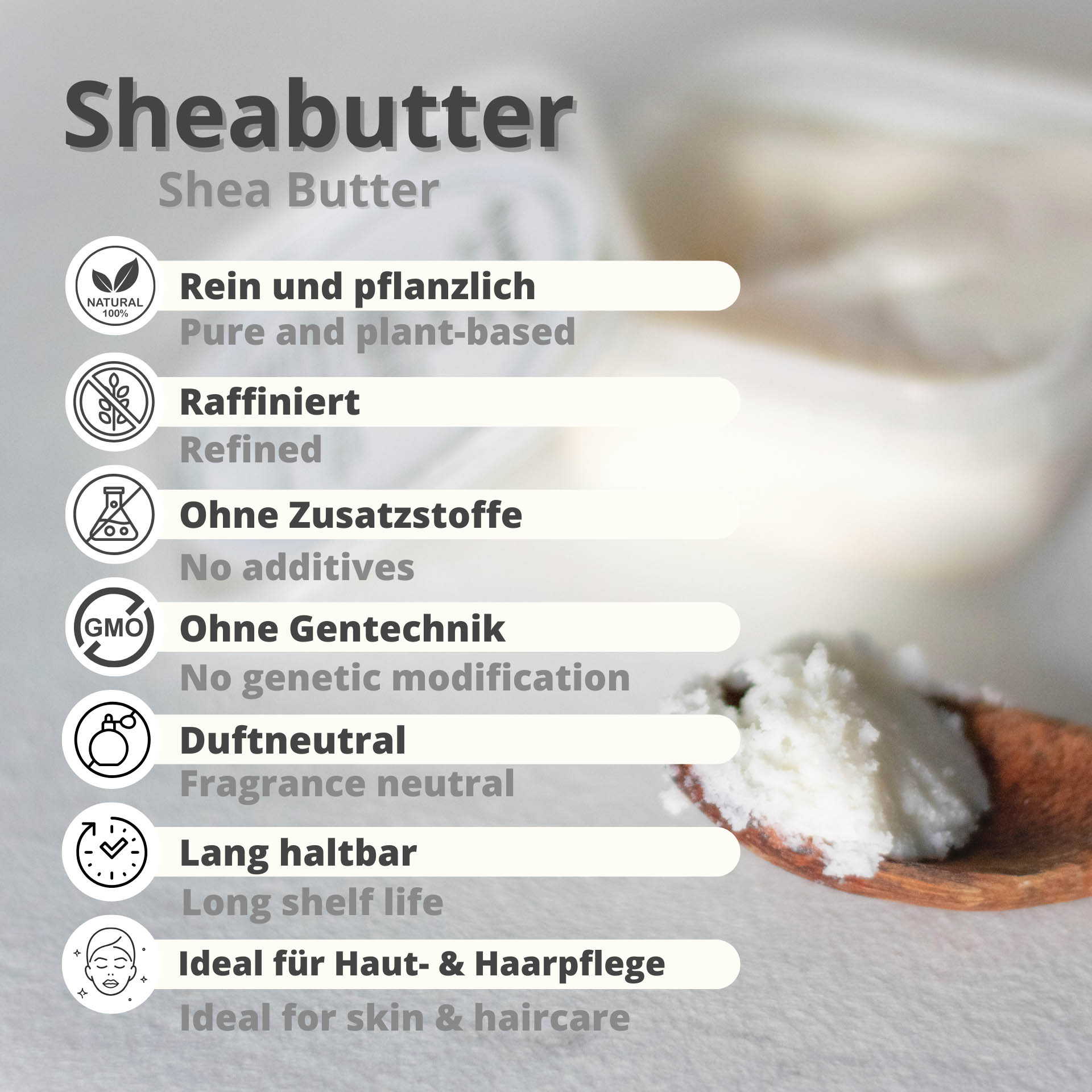 Sheabutter raffiniert