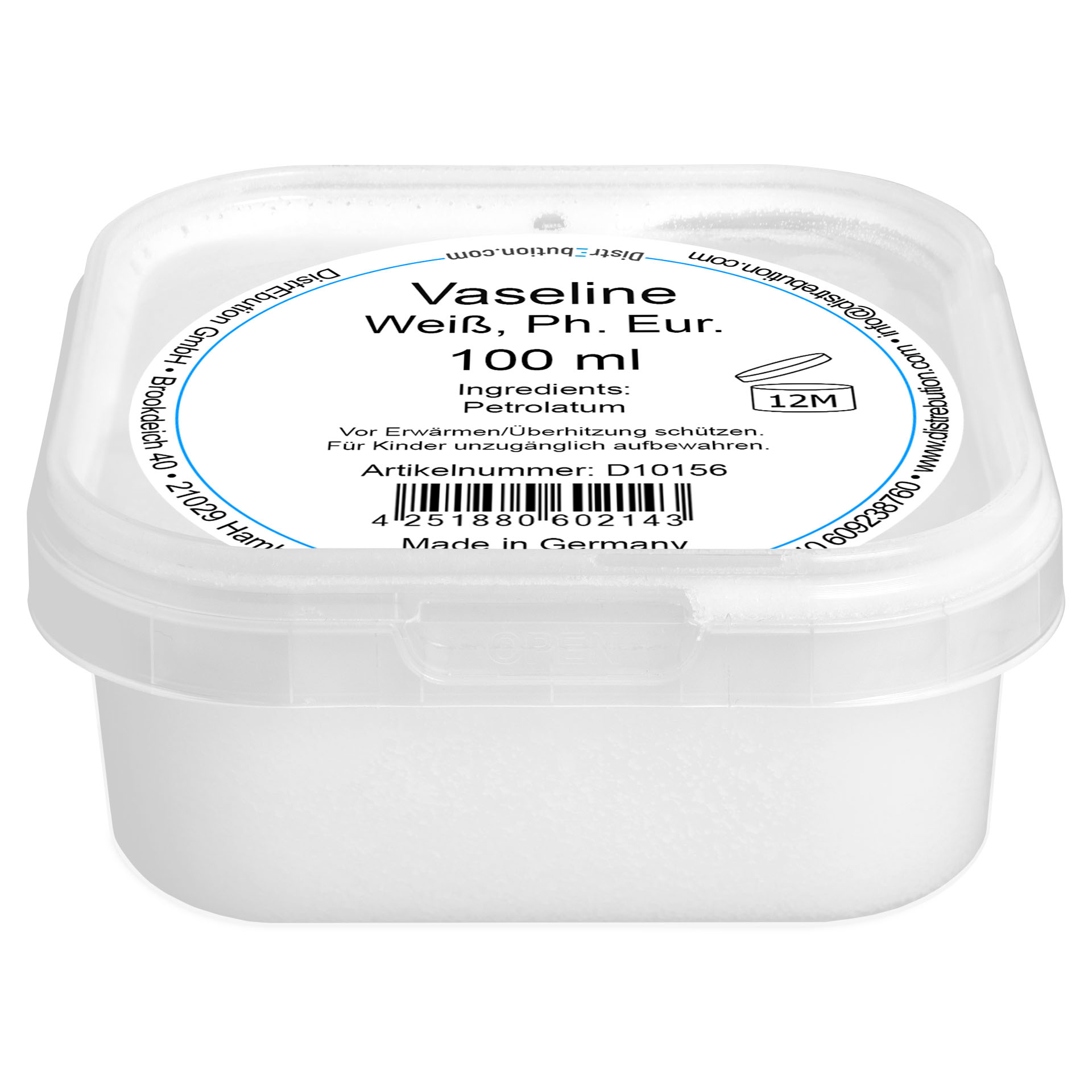 100 ml Dose Vaseline weiß Ph. Eur.