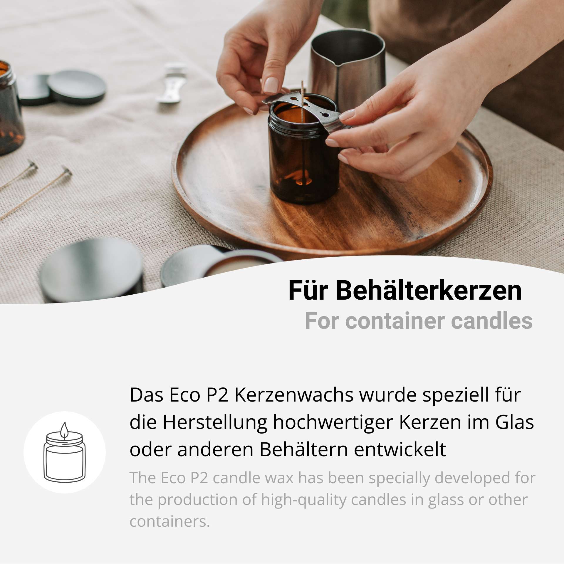 Kerzenwachs Eco P2 Granulat