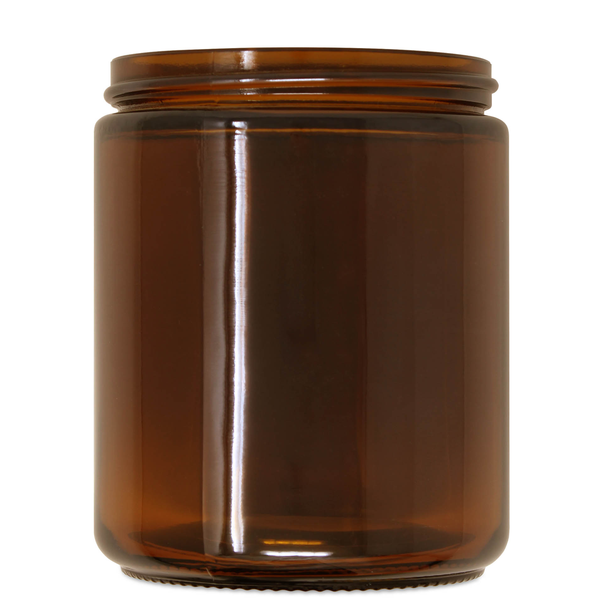Glastiegel braun 150 ml