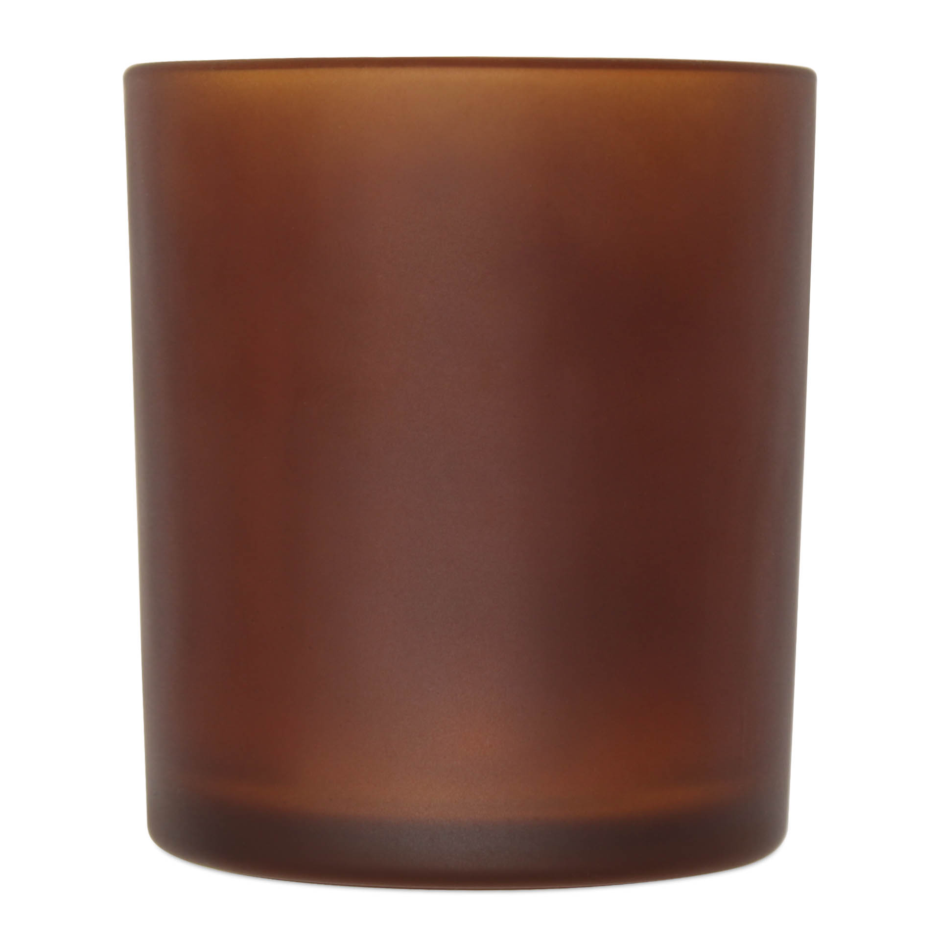 Kerzenglas amber matt 300 ml
