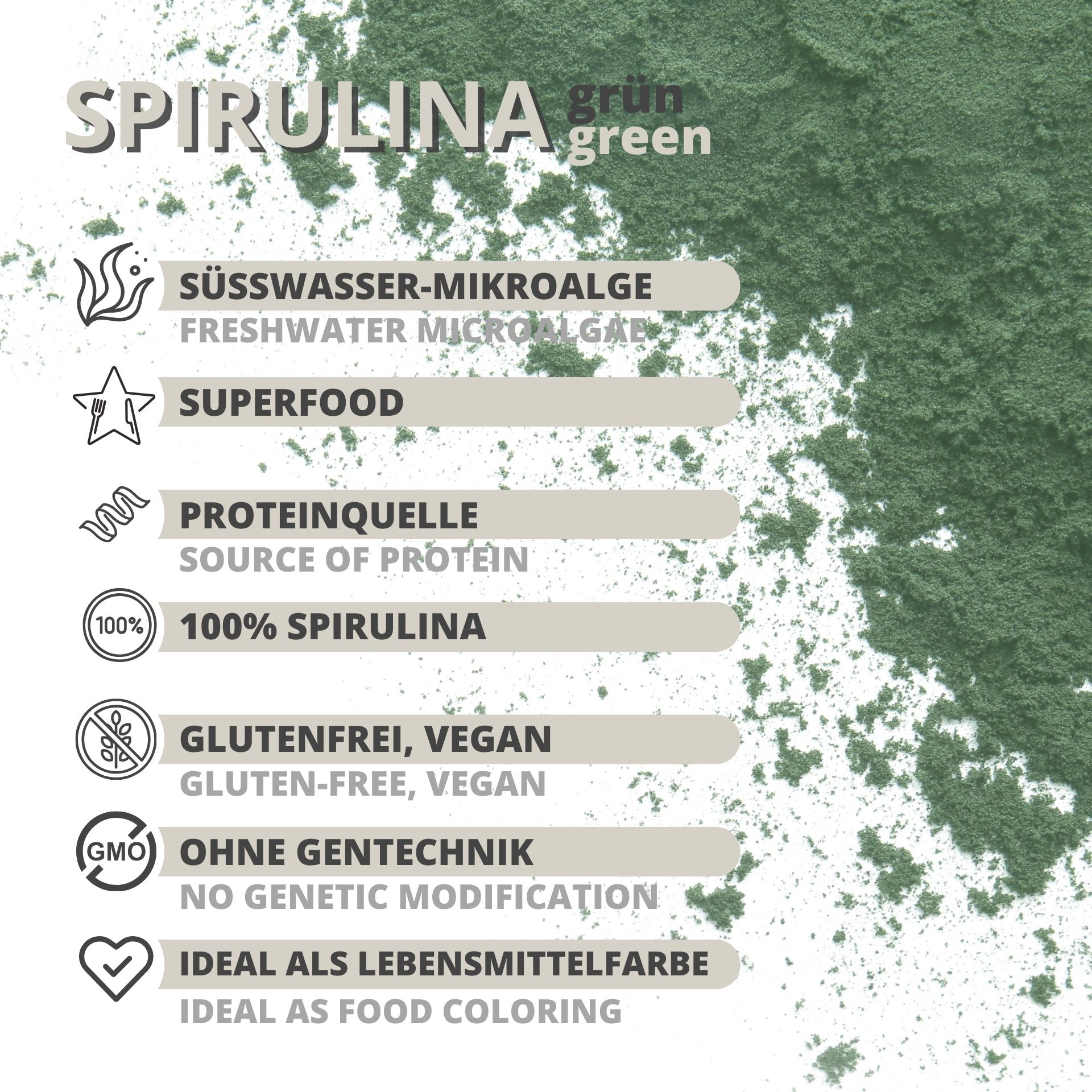 Spirulina Pulver