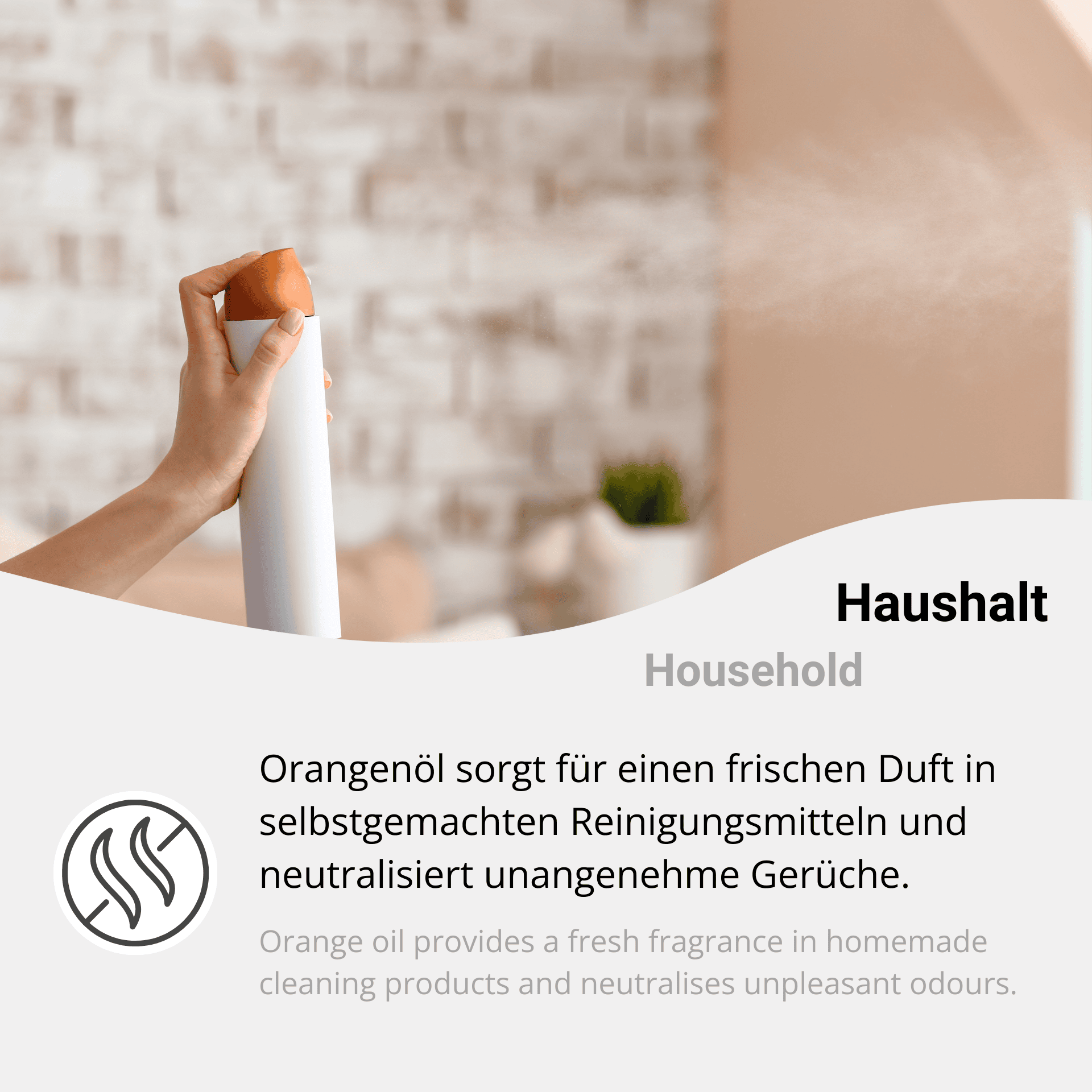 Anwendungen von Orangenöl im Haushalt