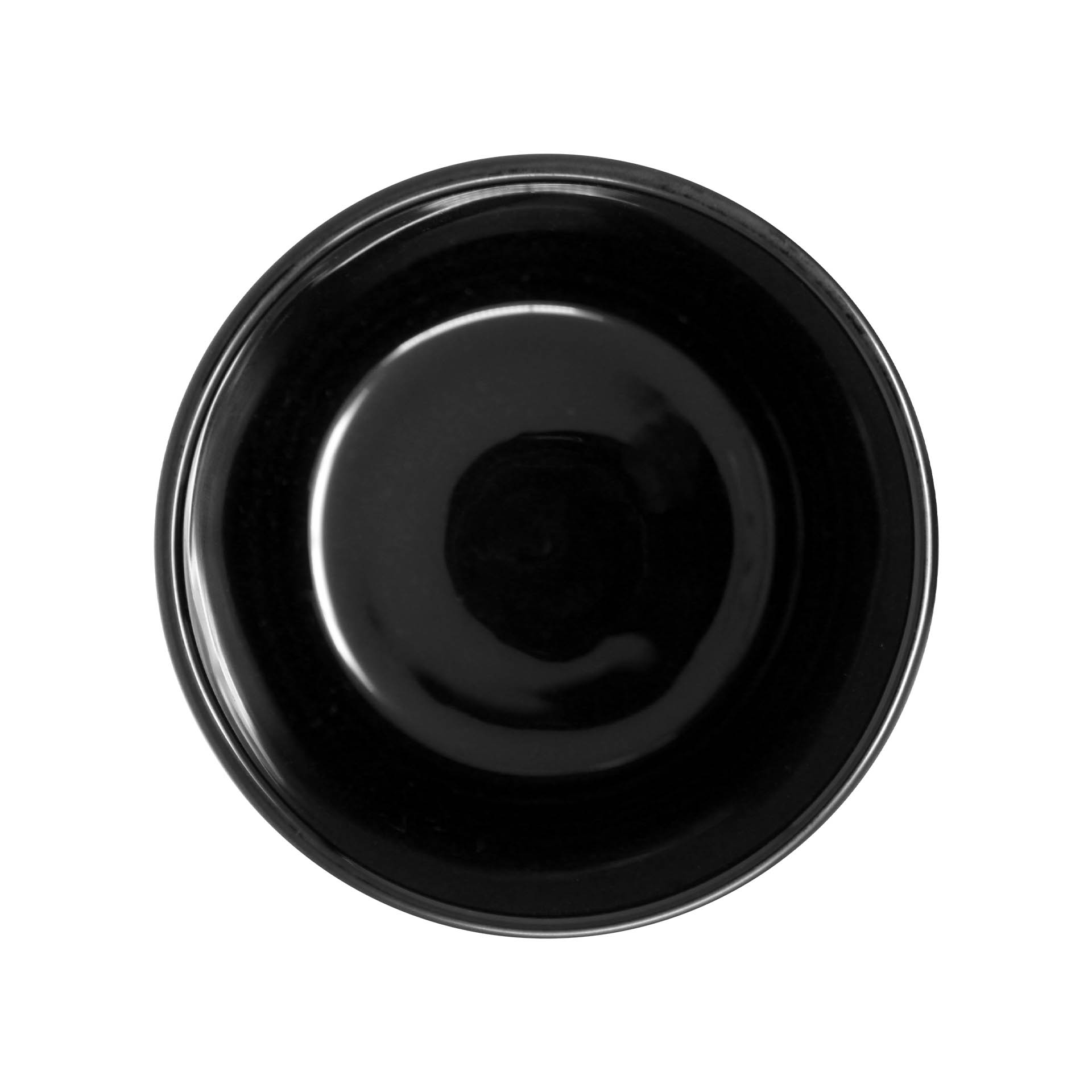 Kerzenglas schwarz glänzend 300 ml