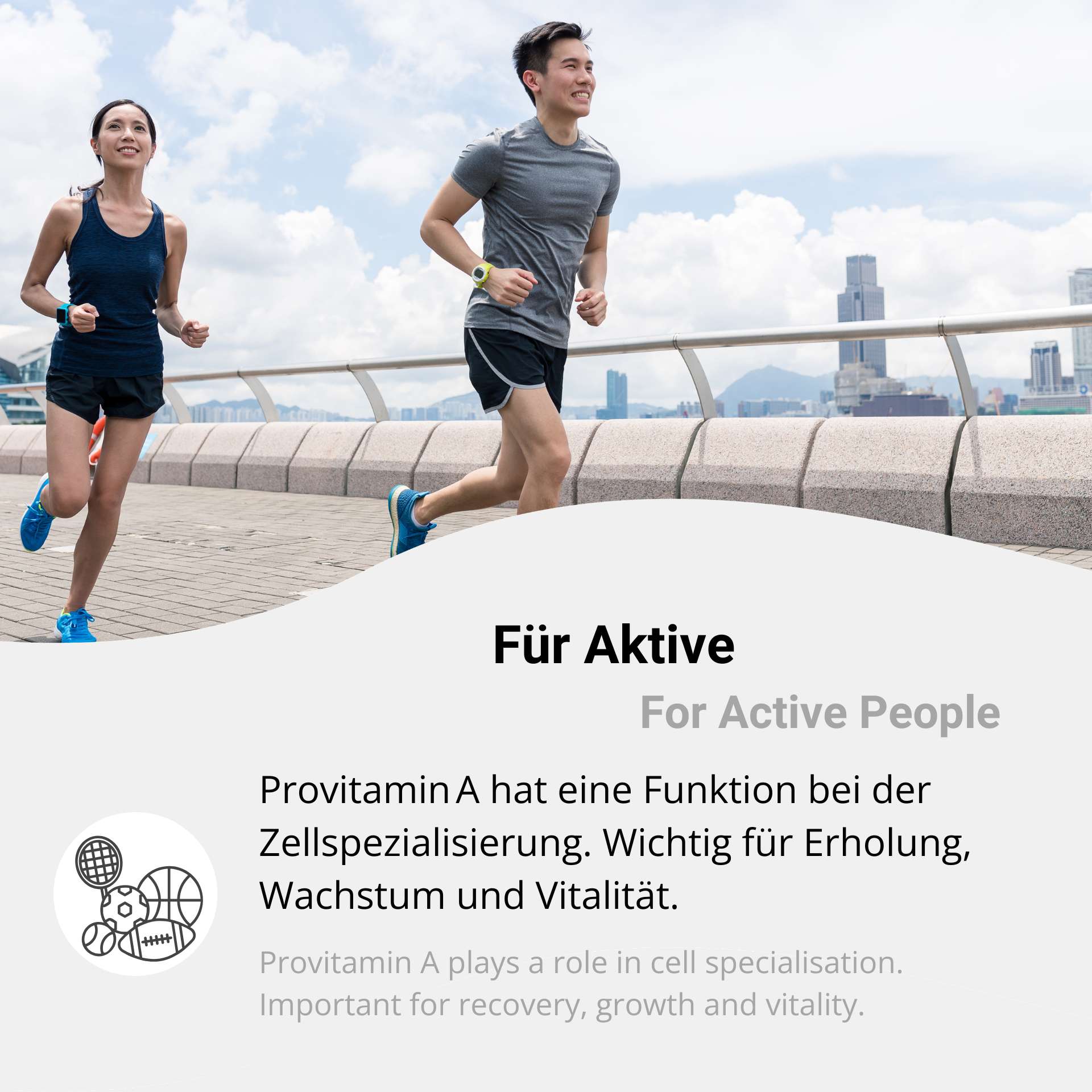 Beta-Carotin für Aktive
