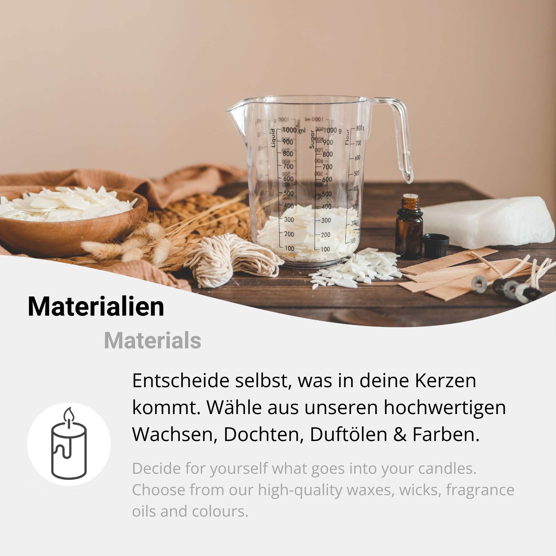Hochwertige Materialien für deine Kreativität