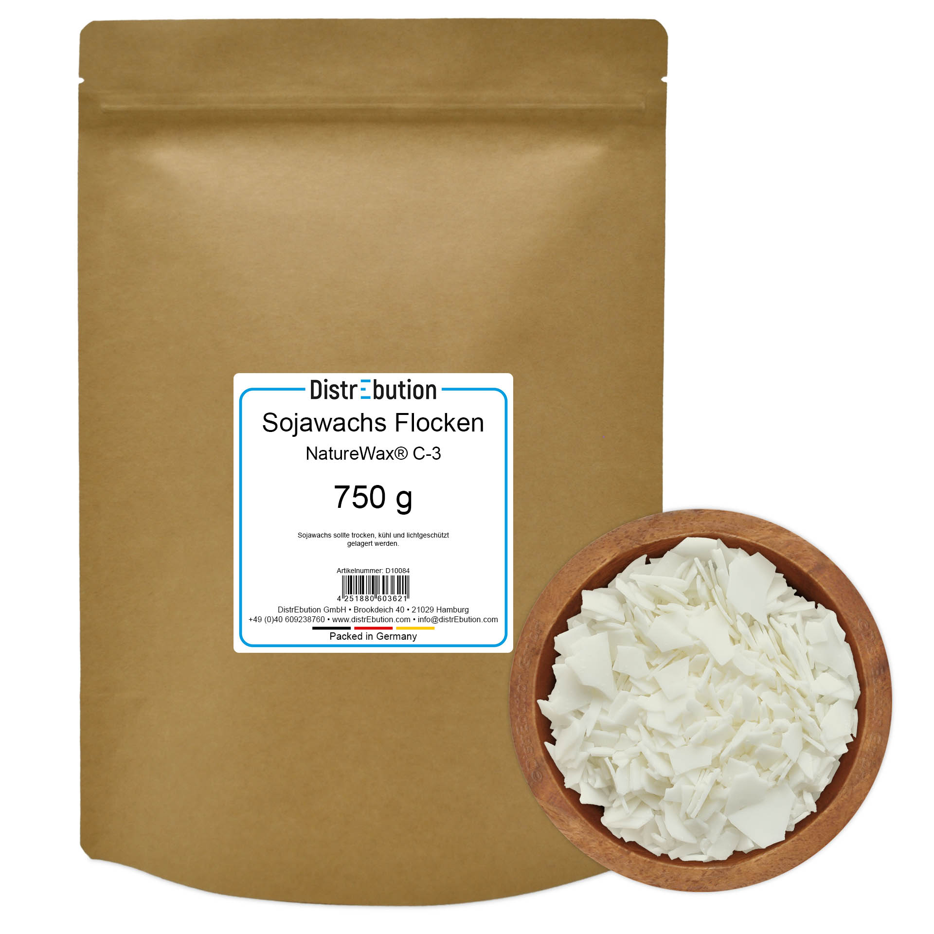 Sojawachs Flocken NatureWax® C-3 750 g
