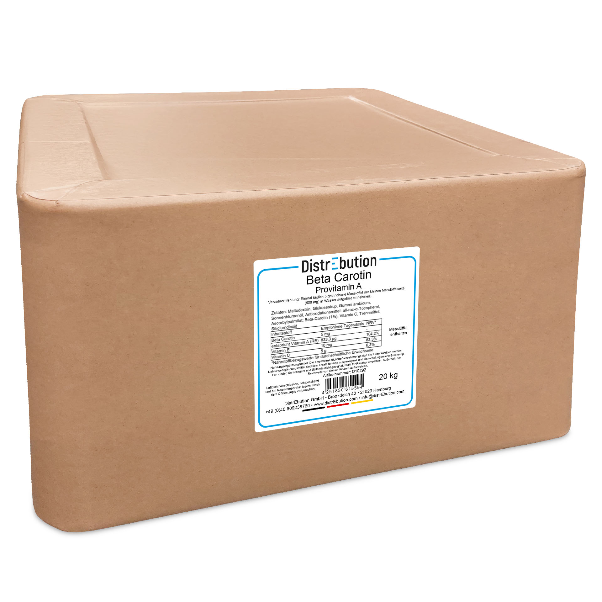 Beta-Carotin - Provitamin A - 20 kg