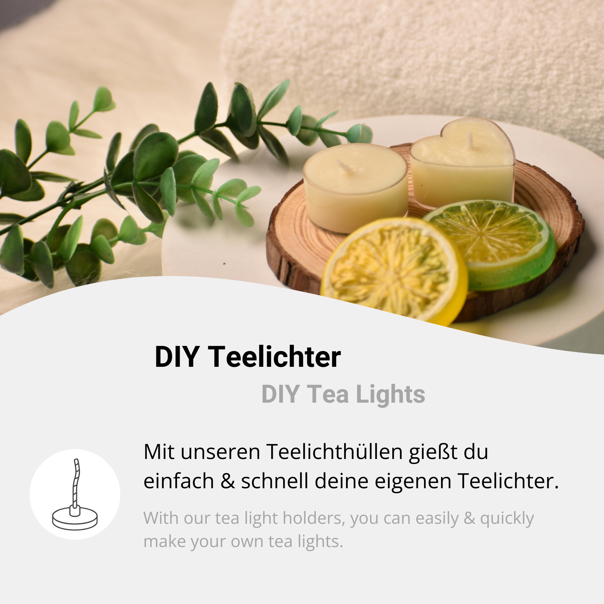 Teelichthüllen – Hoch (10er Set)