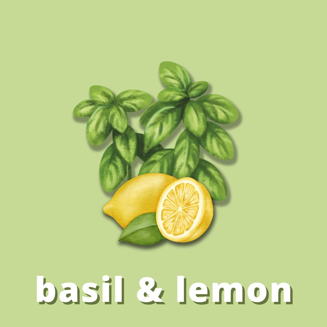 Basil & Lemon fragrance for candles & cosmetics