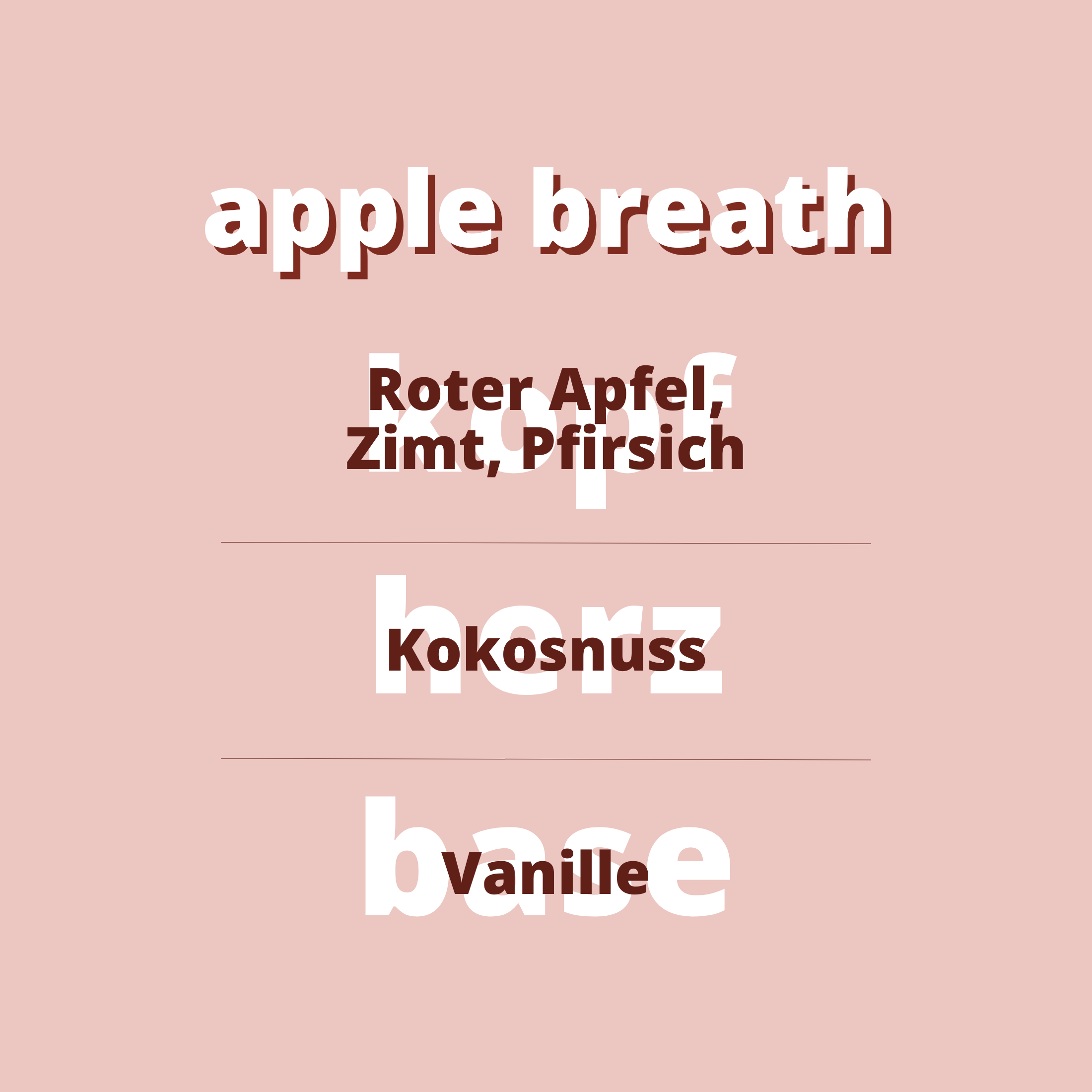 Fragrance notes Apple Breath