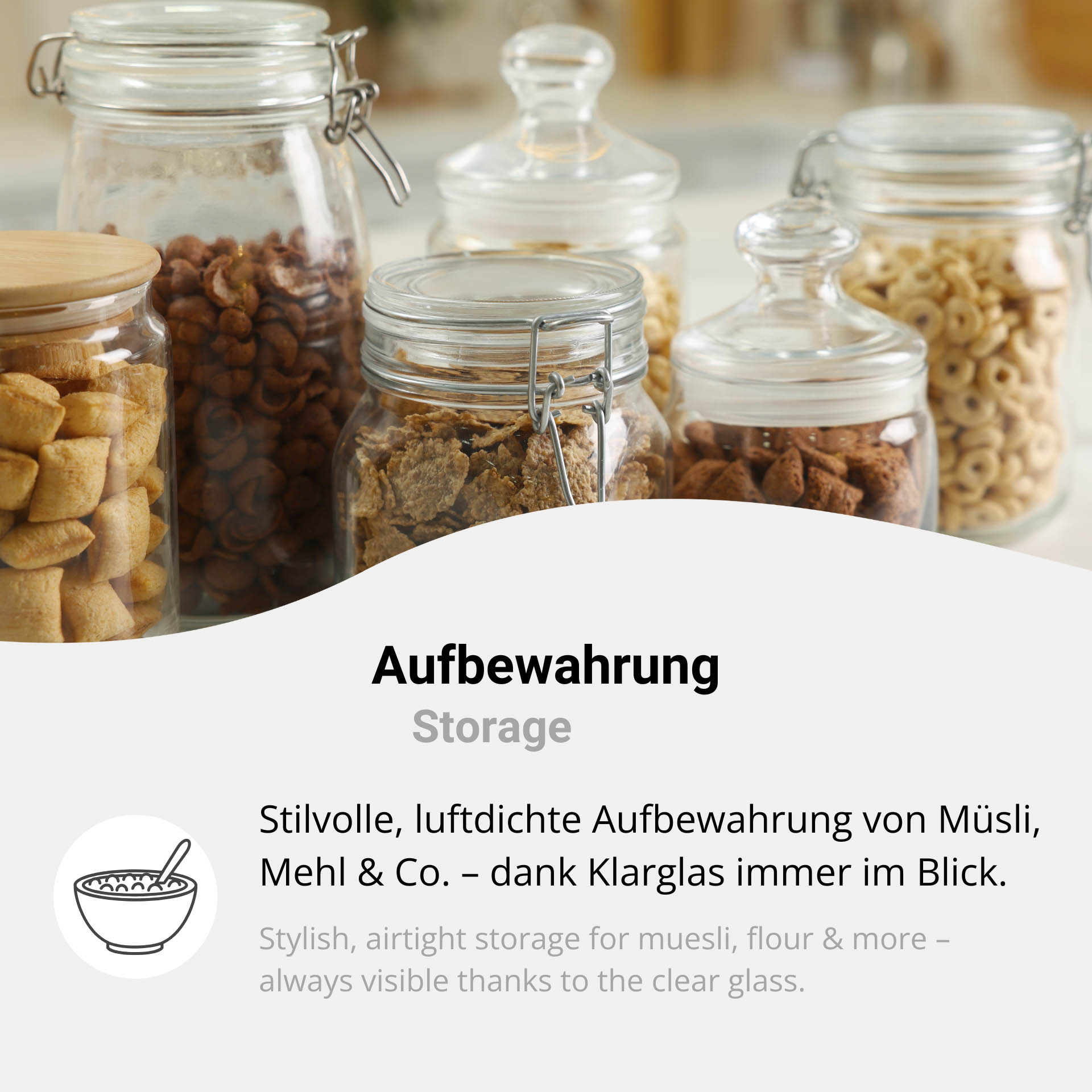Einmachglas Bügelglas 1000 ml