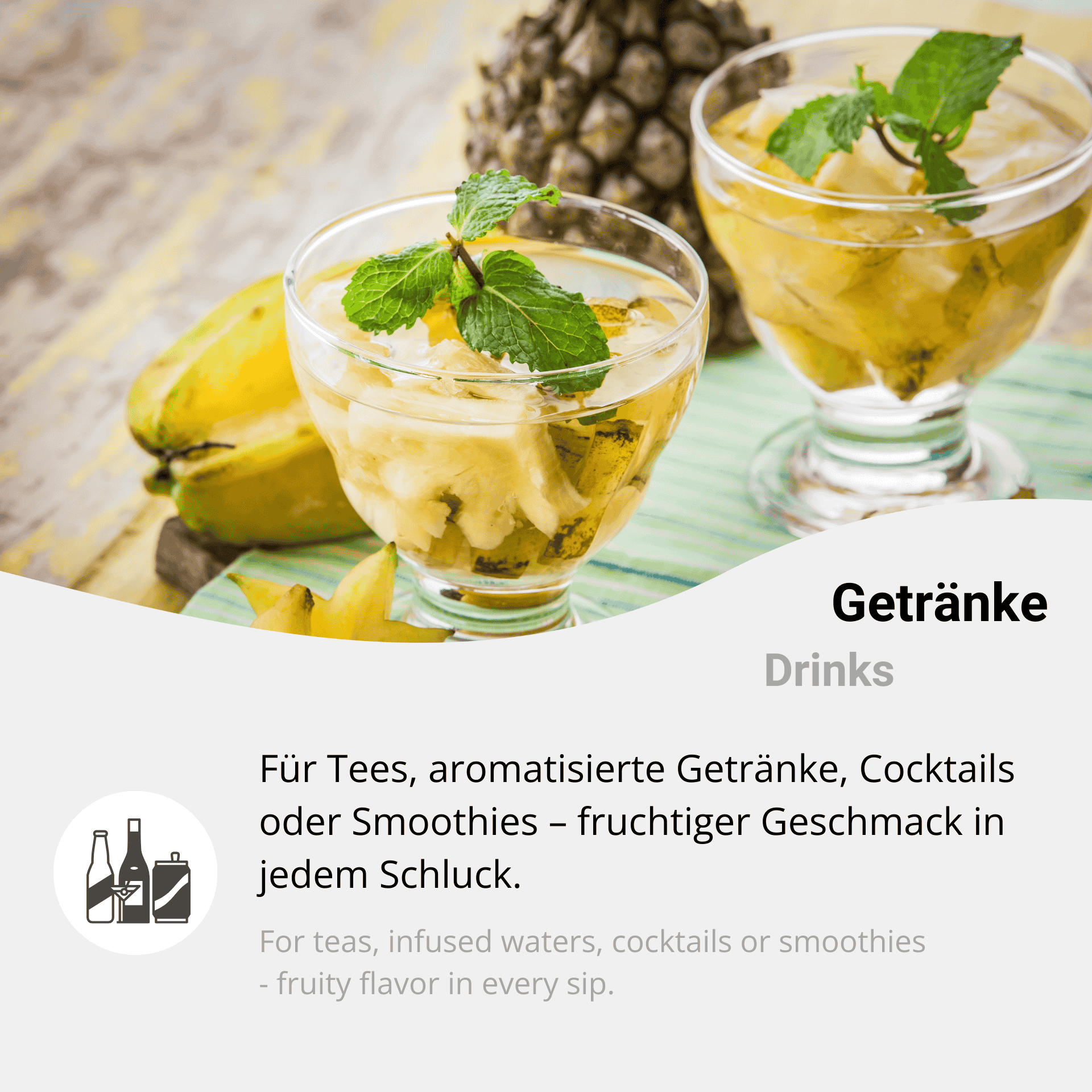 Gefriergetrocknete Ananas