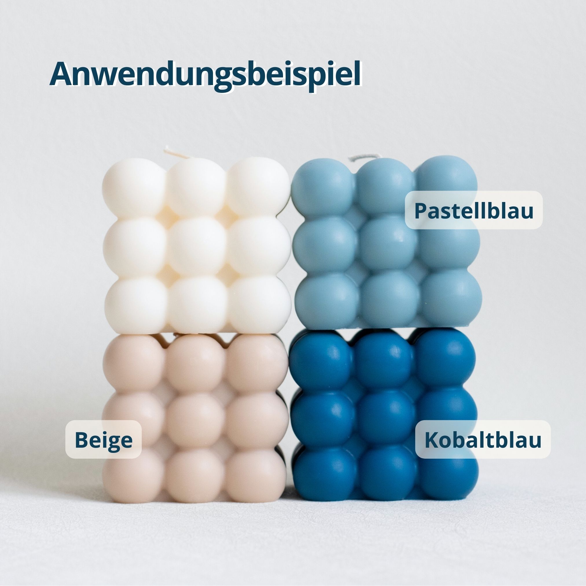Hochkonzentrierte Kerzenfarbe in Pastillen zum Wachs färben (2804)
