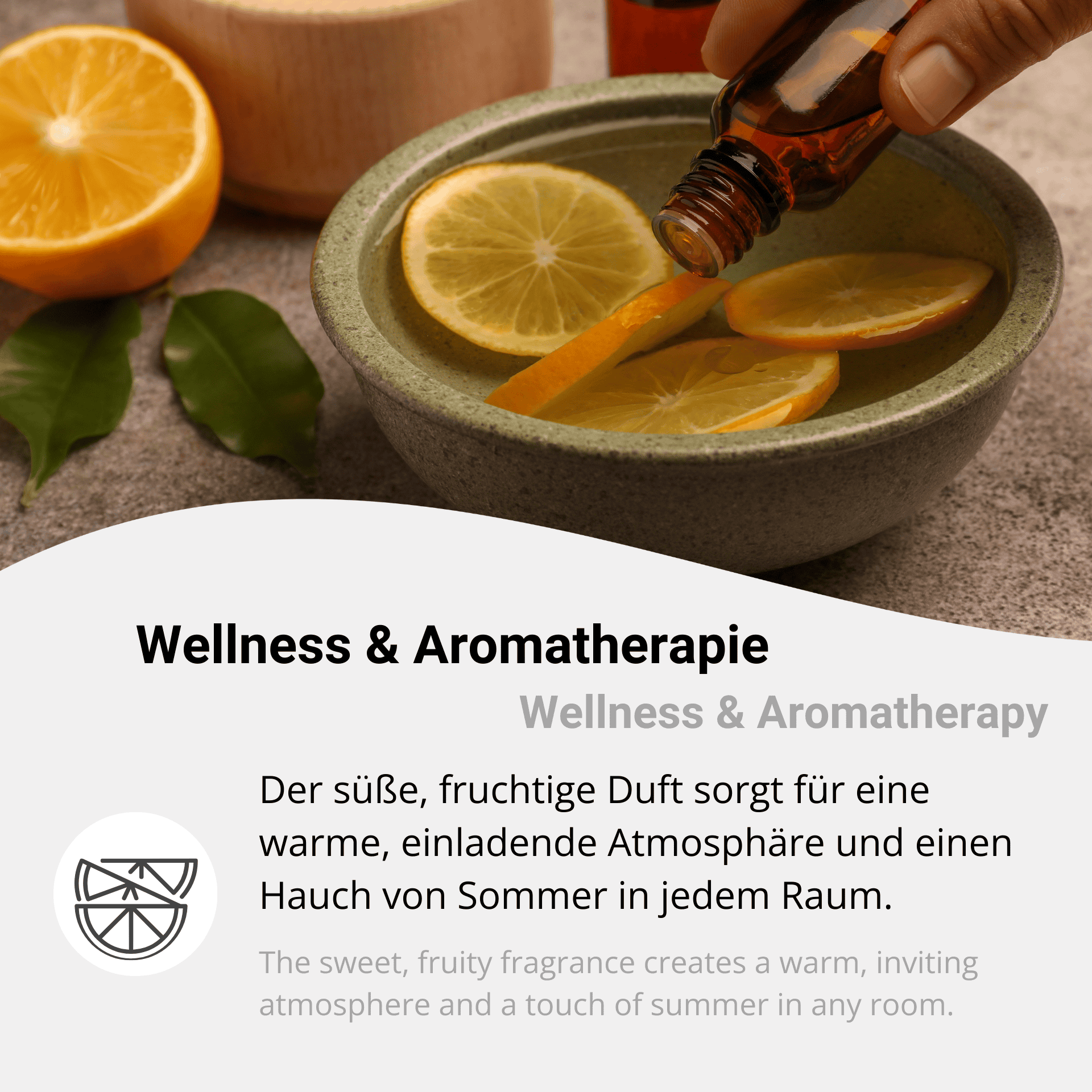 Orangenöl in der Aromatherapie und Wellnessanwendungen