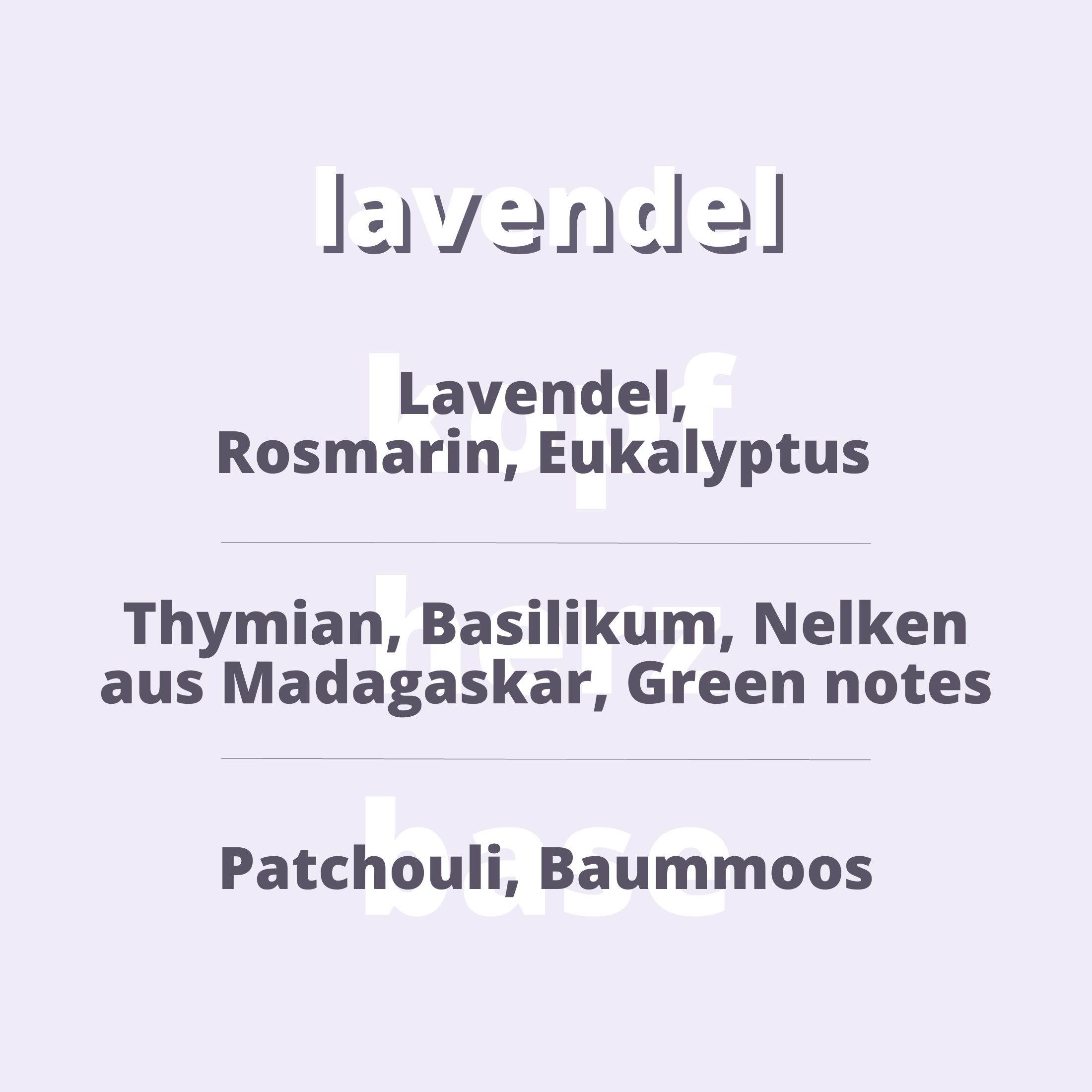 Duftnoten Lavendel