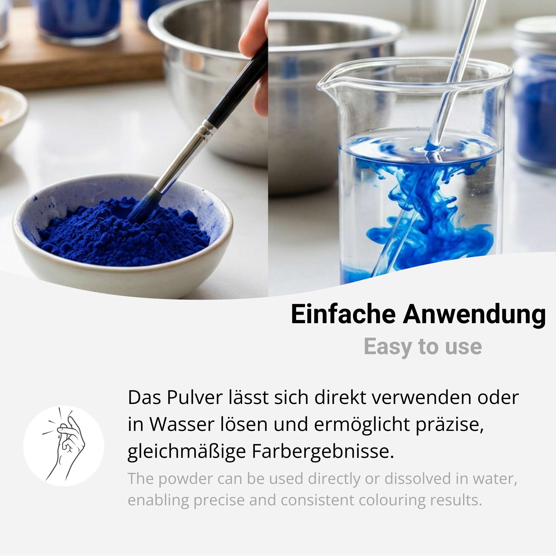 Brillantblau FCF Lebensmittelfarbe Blau - E 133