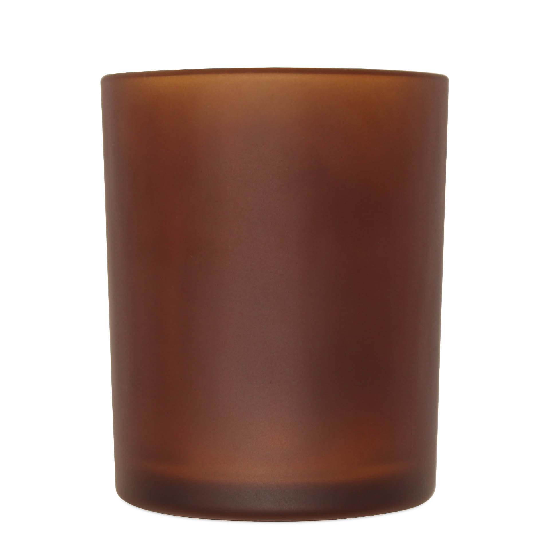 Kerzenglas amber matt 200 ml