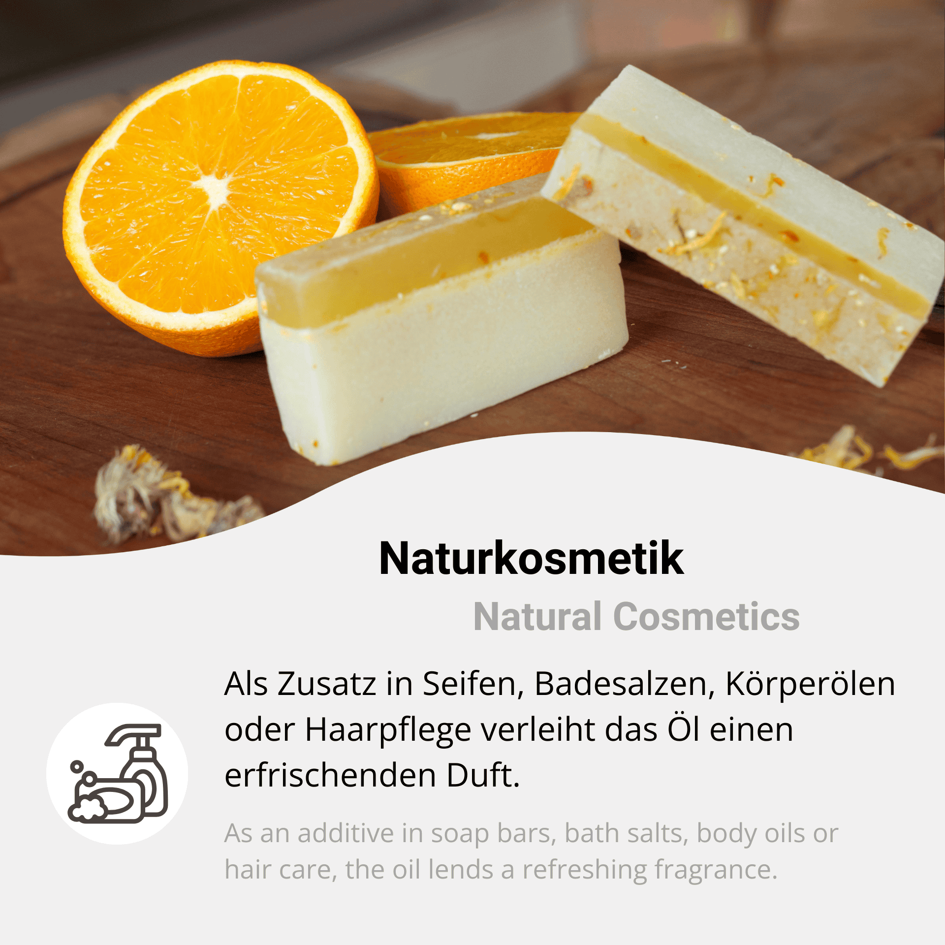 Orangenöl in Naturkosmetik