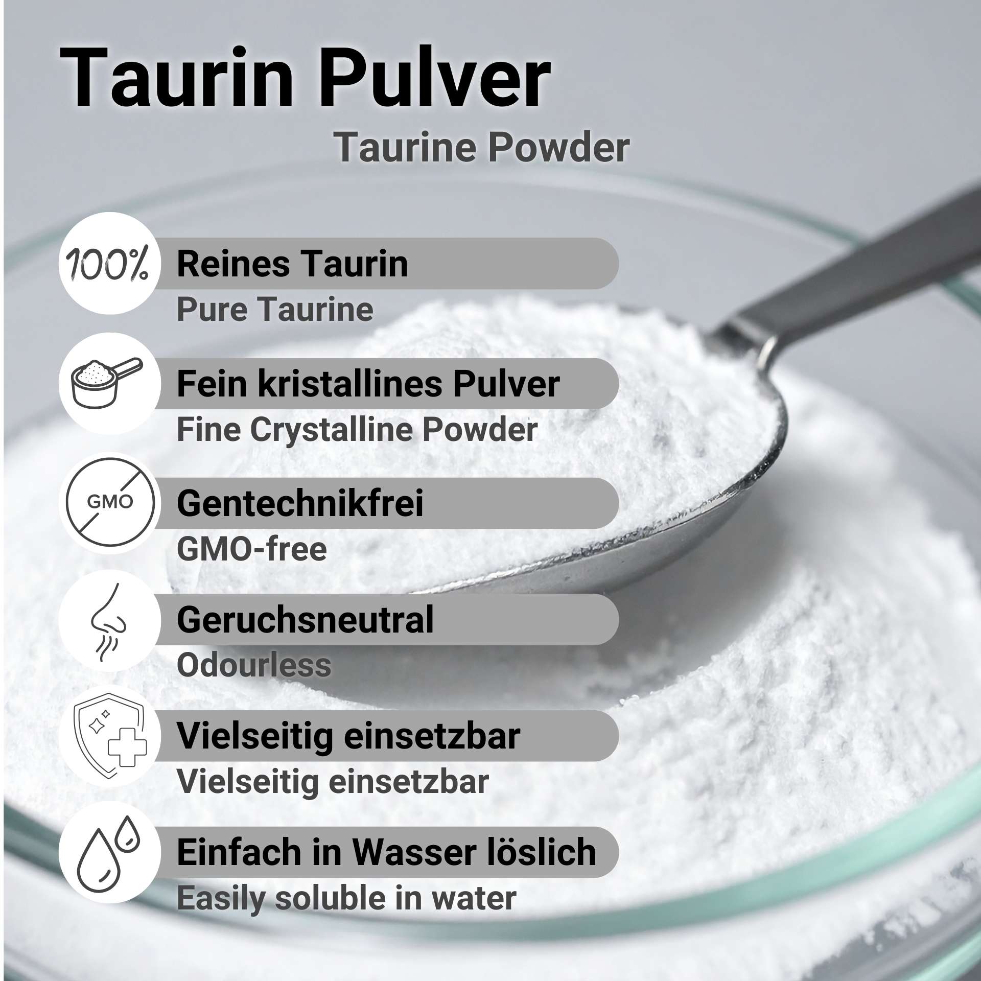 Vorteile Taurin Pulver