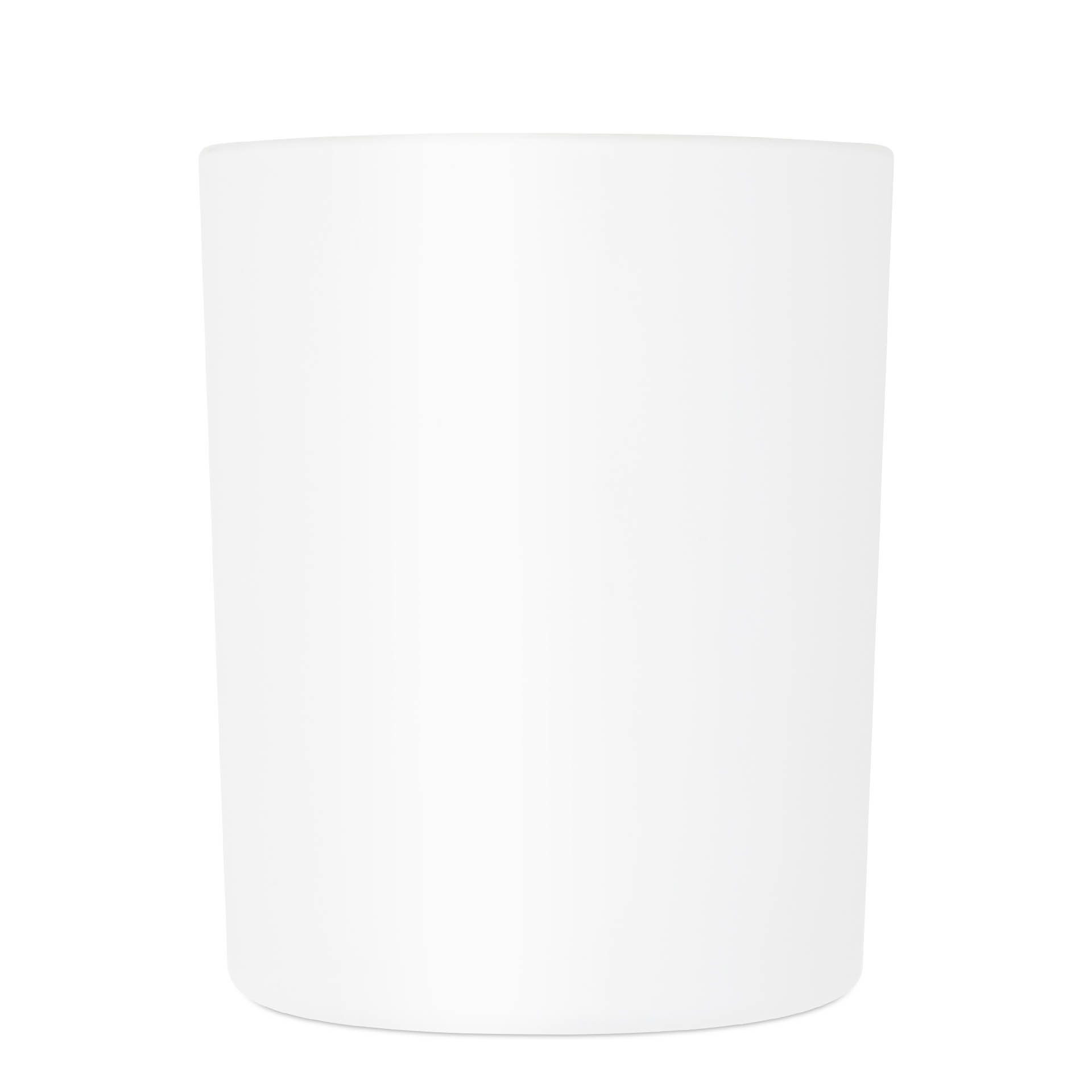 Kerzenglas weiß matt 200 ml