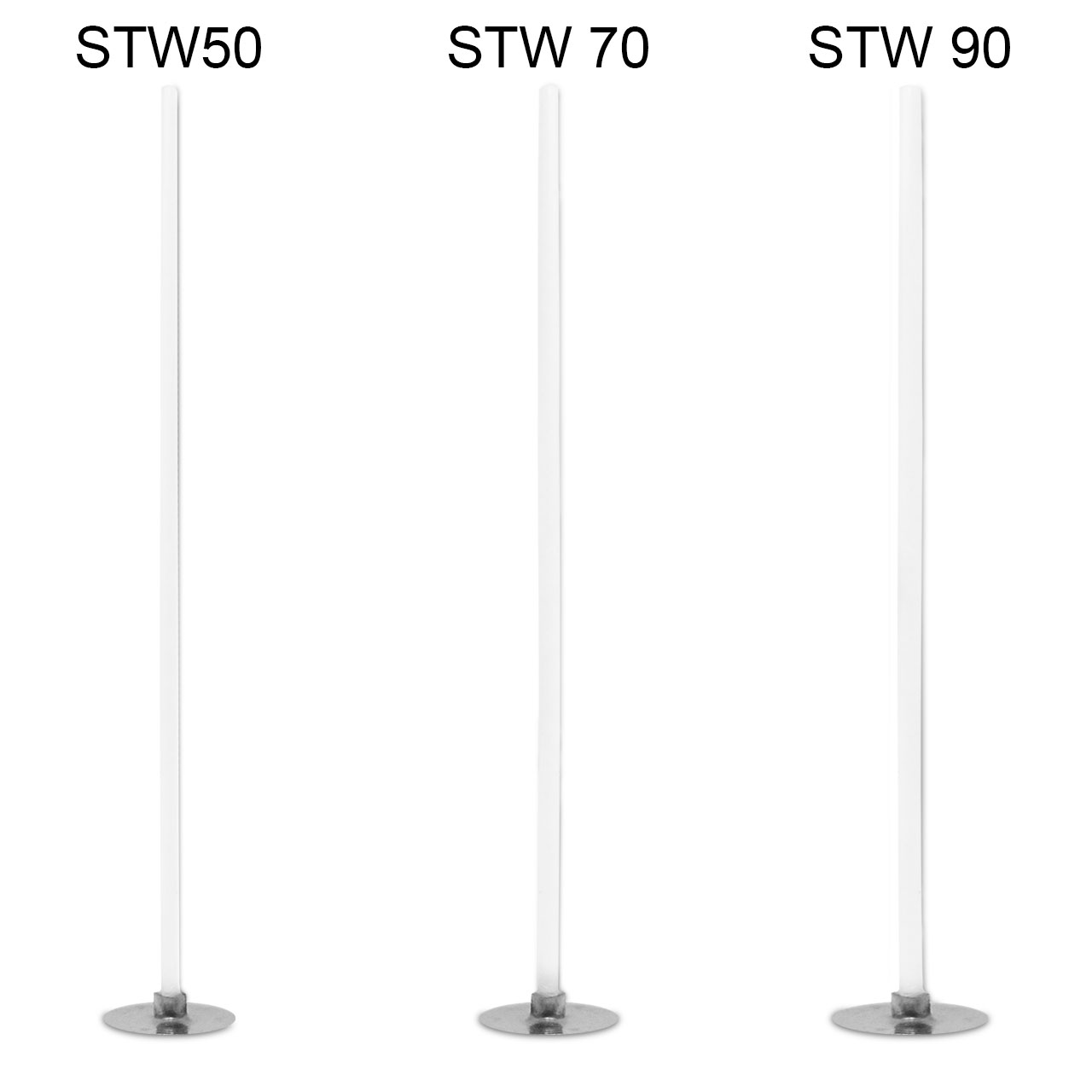 Kerzendocht, Runddocht STW 10 cm