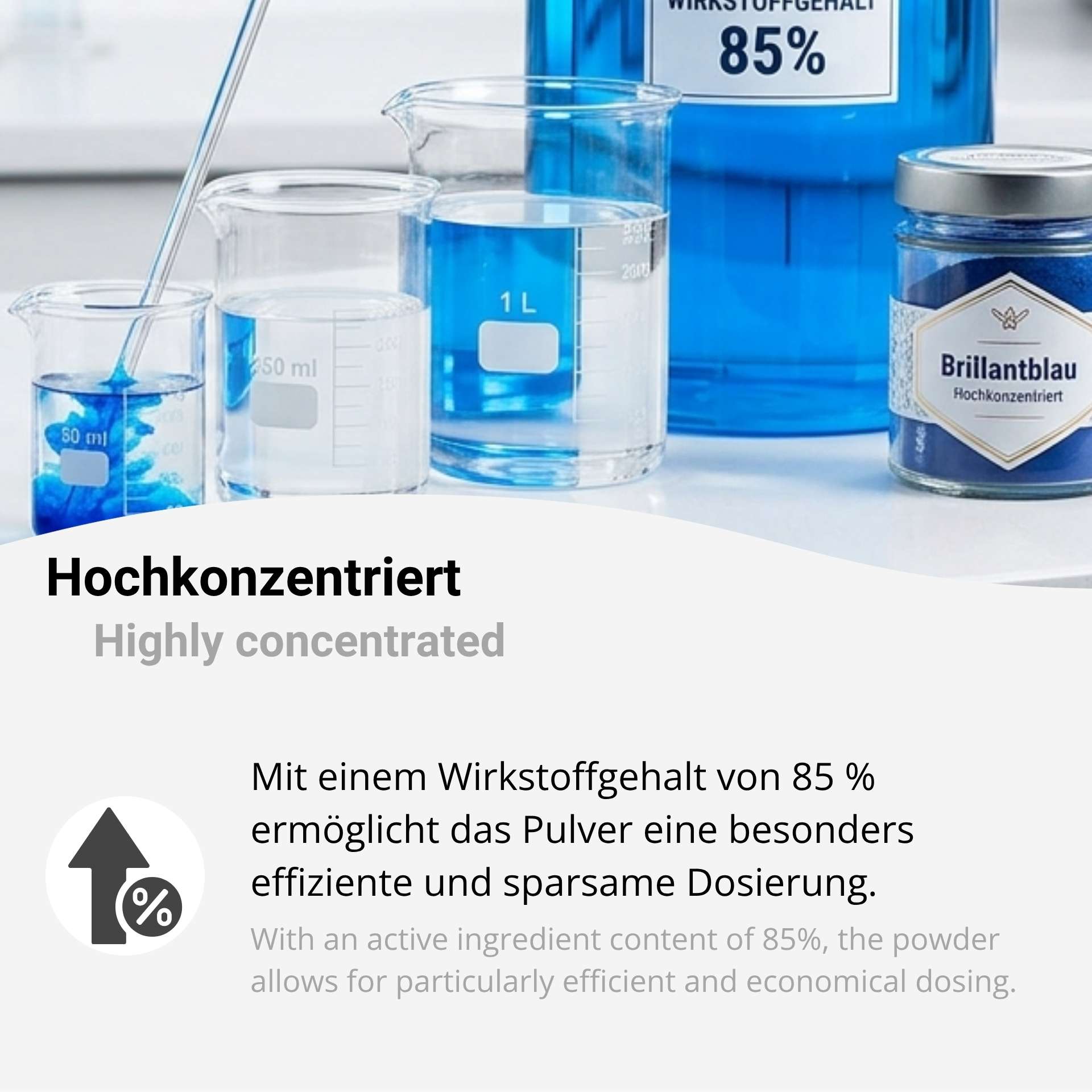 Brillantblau FCF Lebensmittelfarbe Blau - E 133