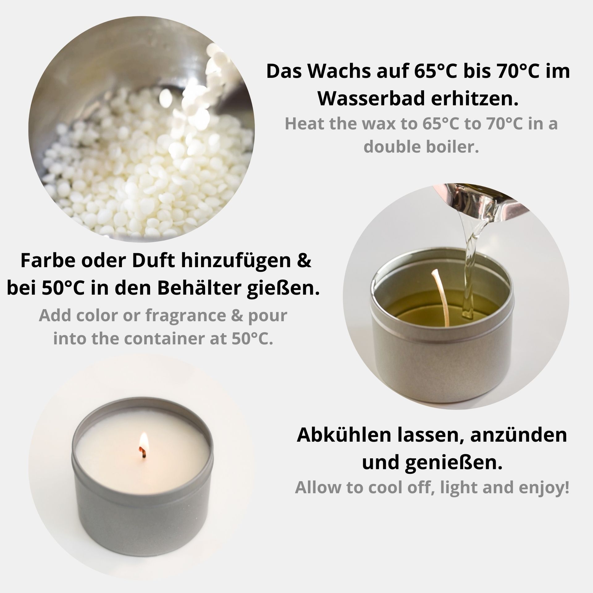 Sojawachs Pastillen NatureWax® C-310