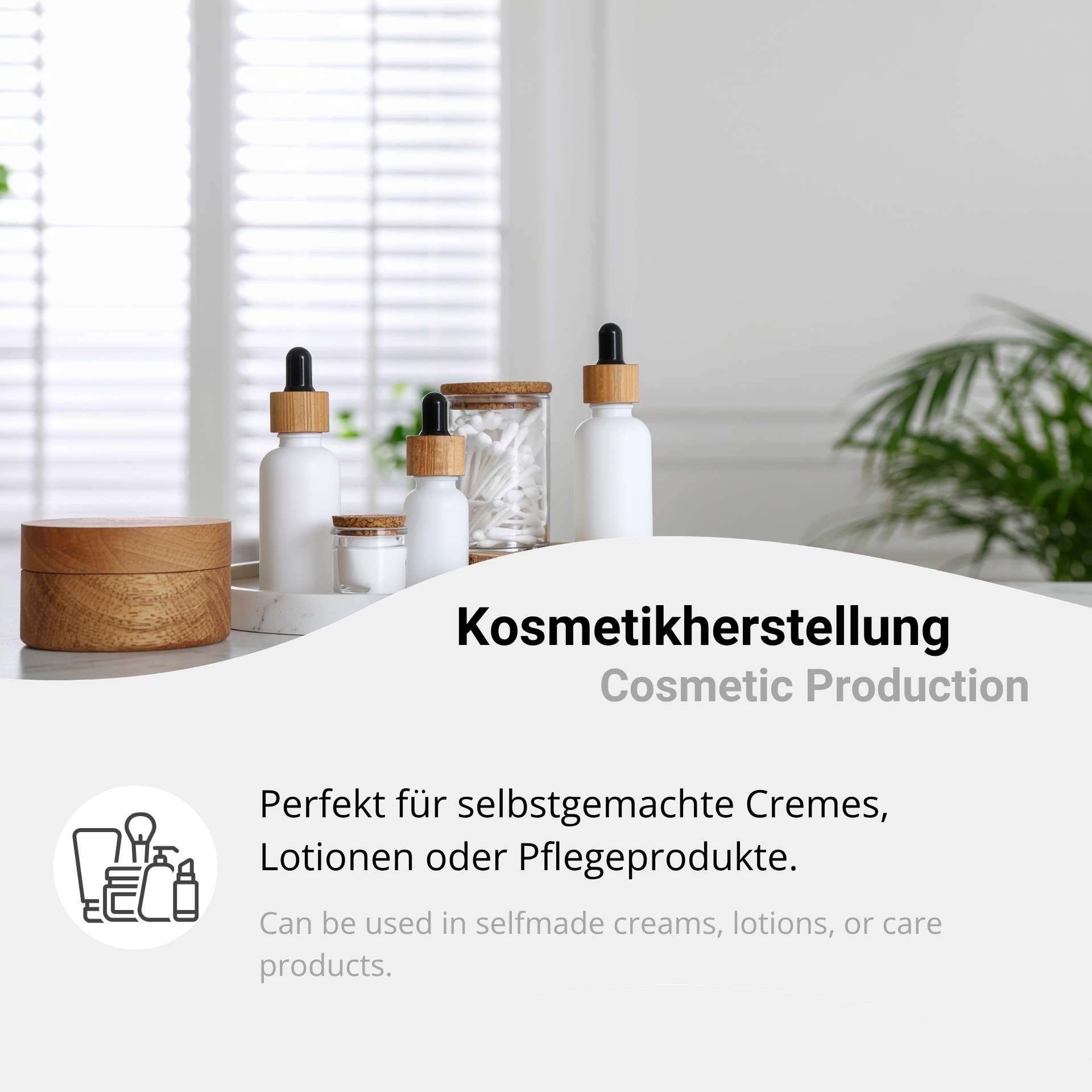 Lanolin alcohol in cosmetics manufacturing