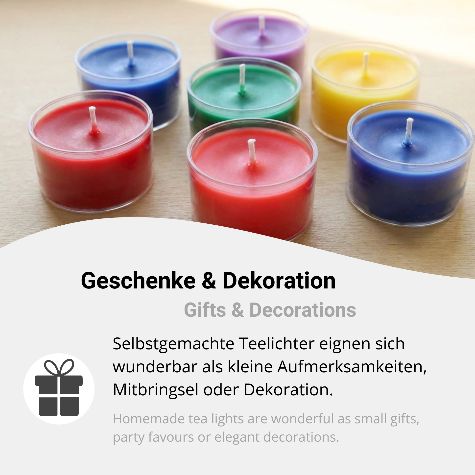 Teelichthüllen – Hoch (10er Set)