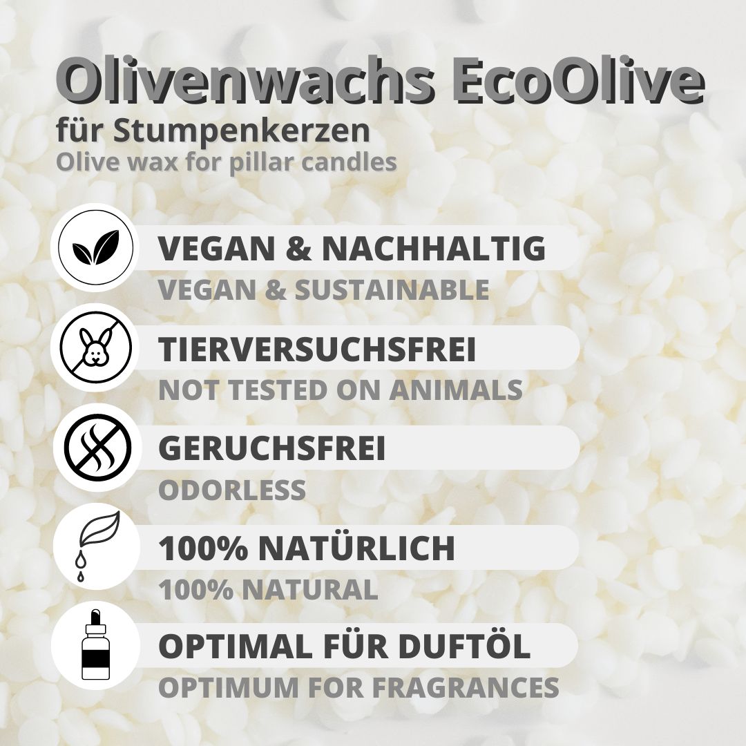 Olive Wax EcoOlive for Pillar Candles