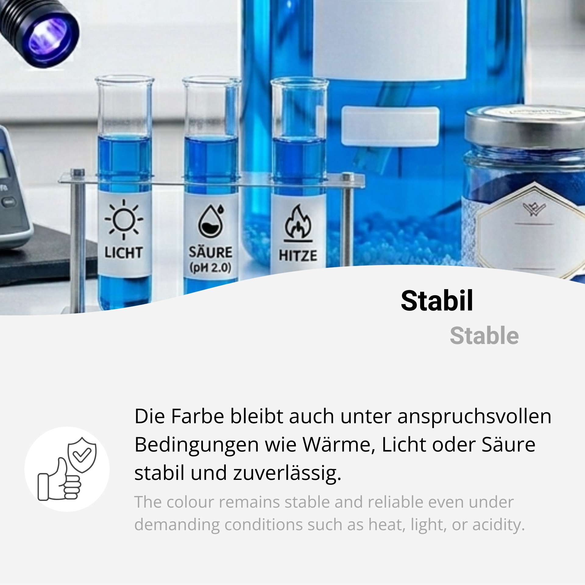 Brillantblau FCF Lebensmittelfarbe Blau - E 133