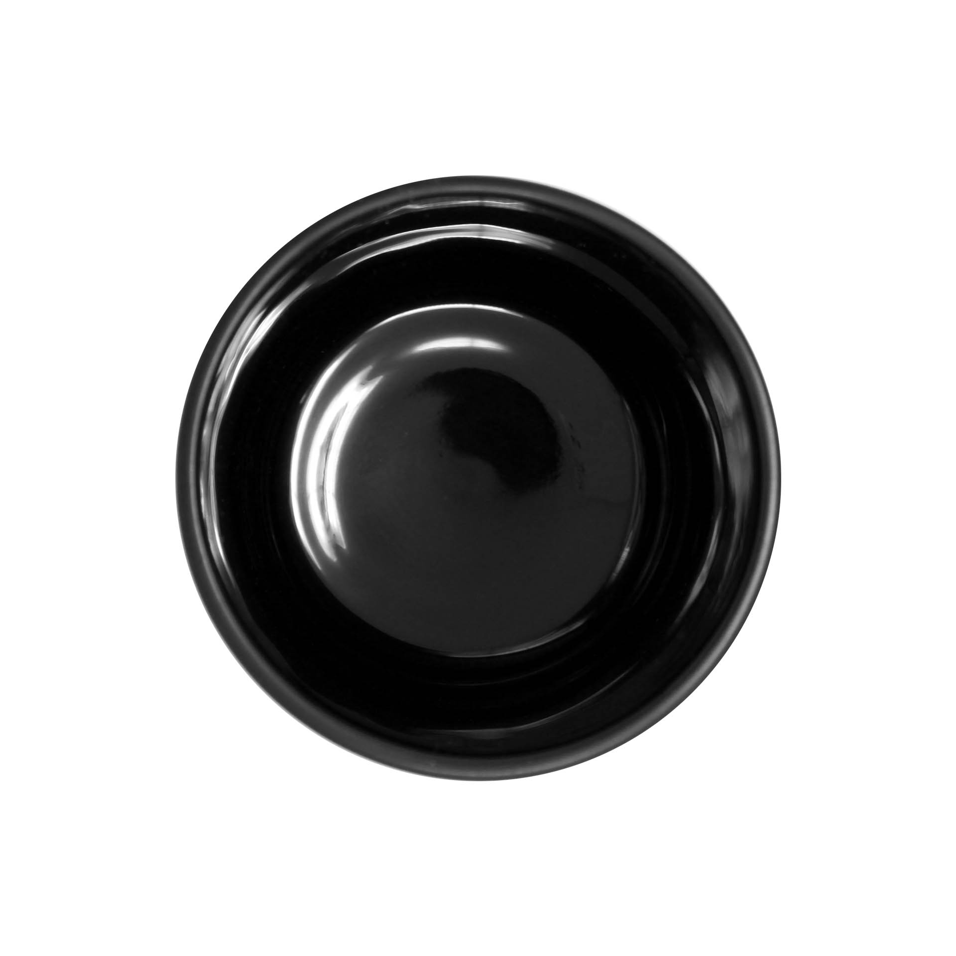 Glass Candle Jar Black Matte 200 ml