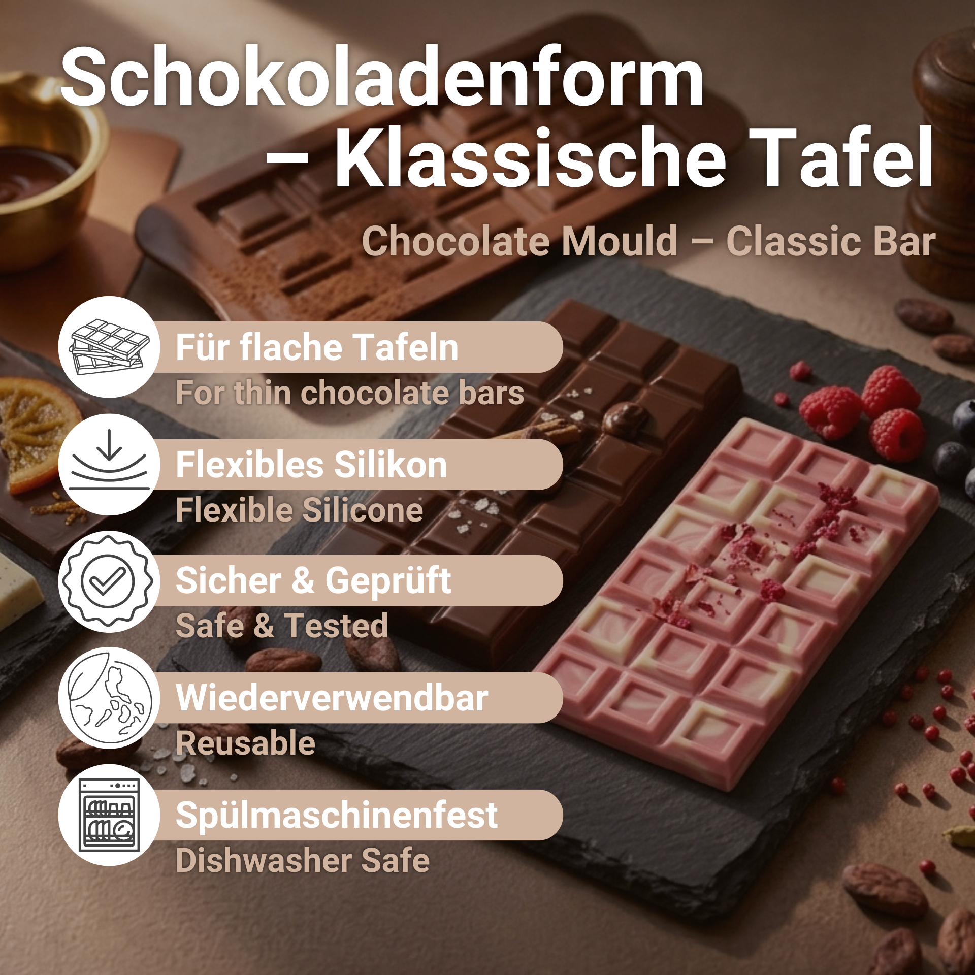 Vorteile der Schokoladenform