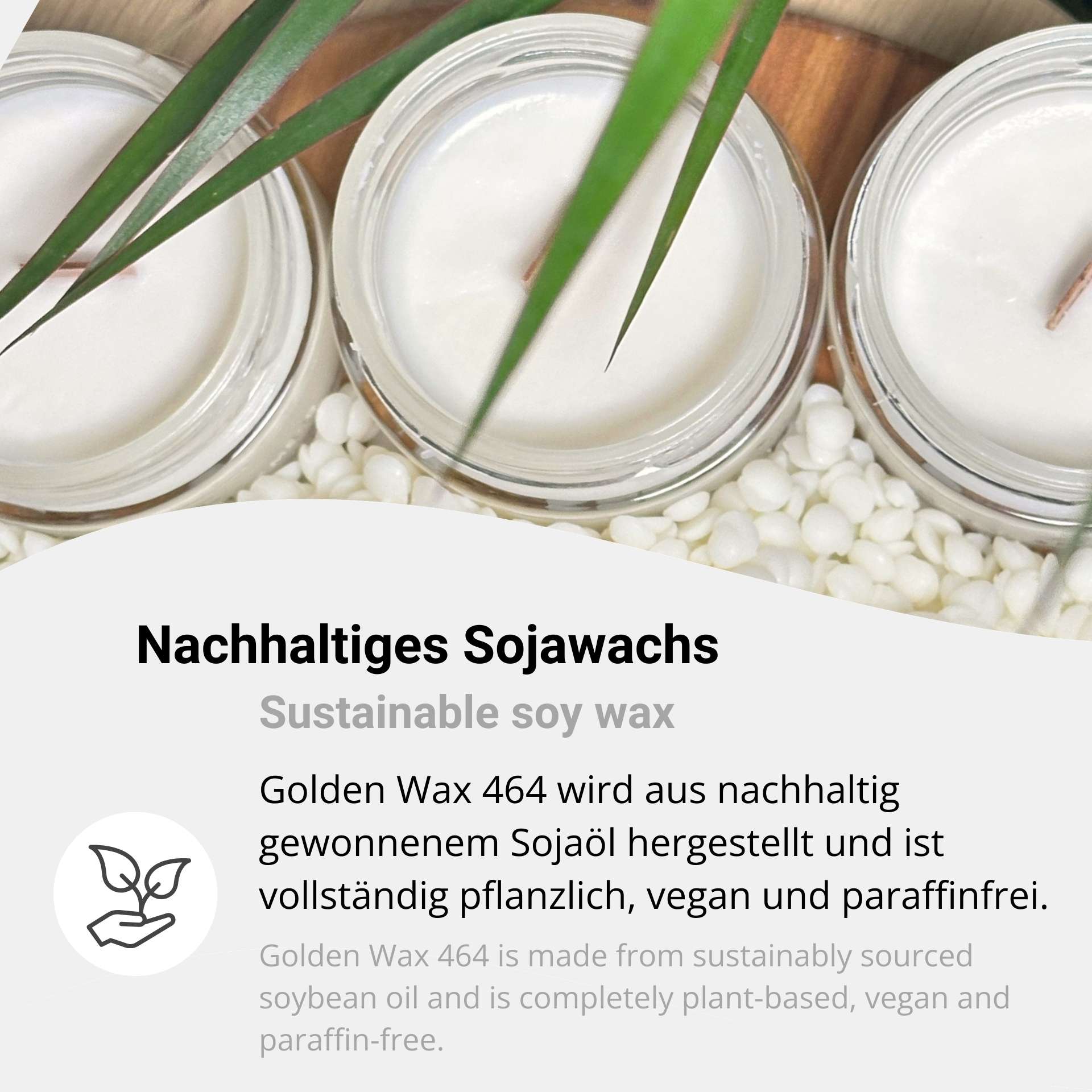 Golden Wax 464 - Premium Sojawachs Pastillen für Kerzen