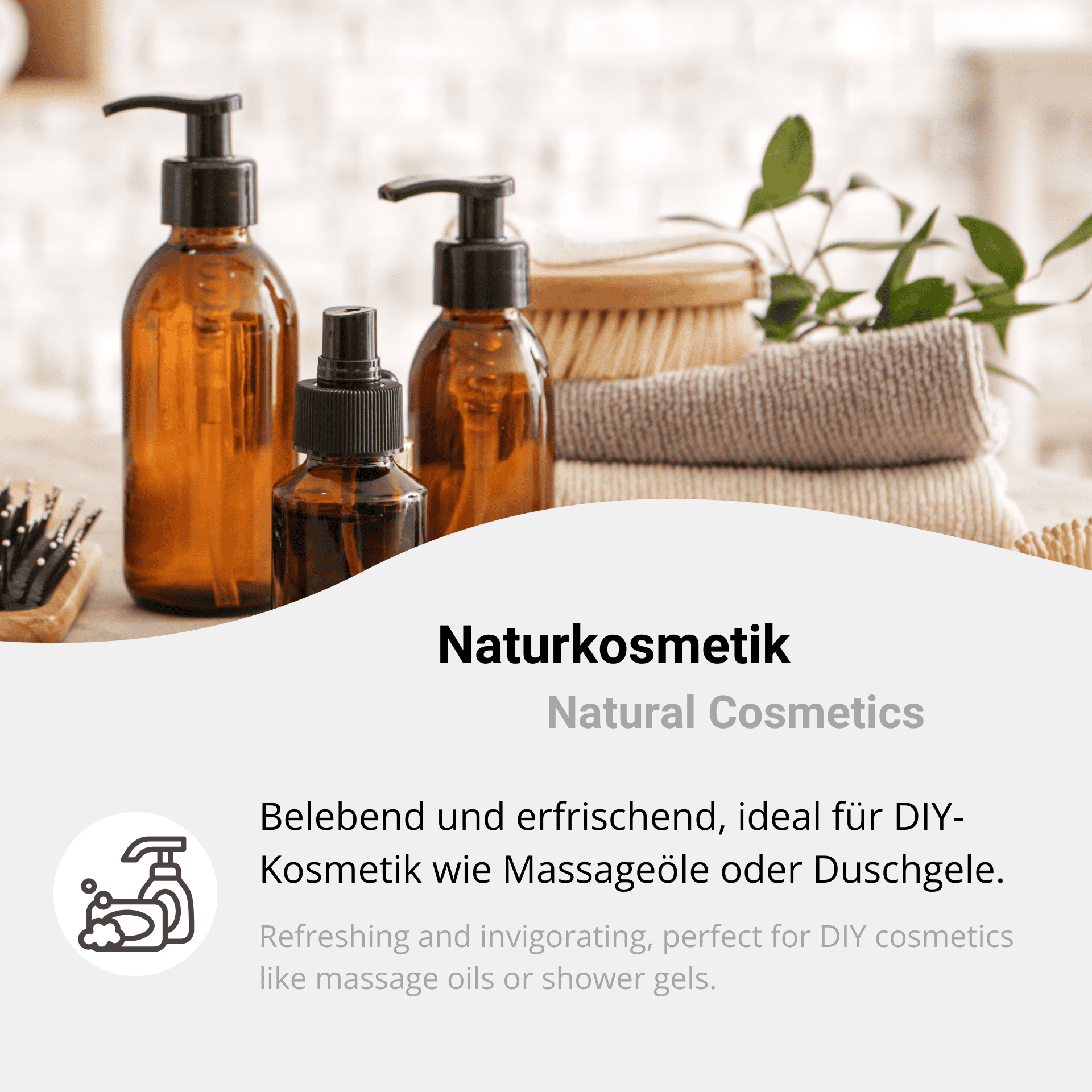 Zitronengrasöl für Naturkosmetik