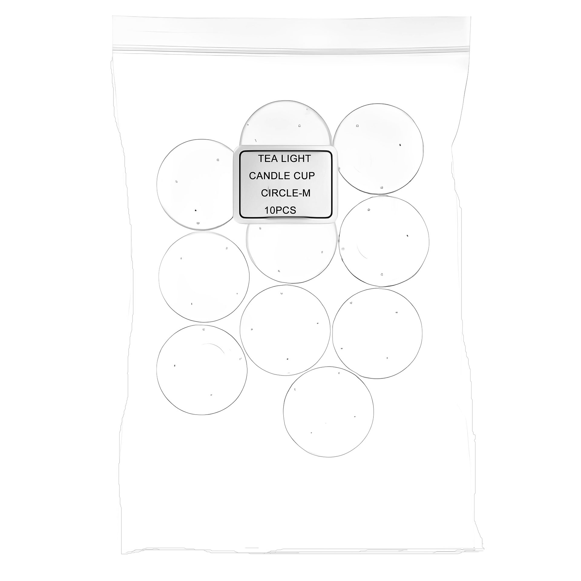 Teelichthüllen – Hoch (10er Set)