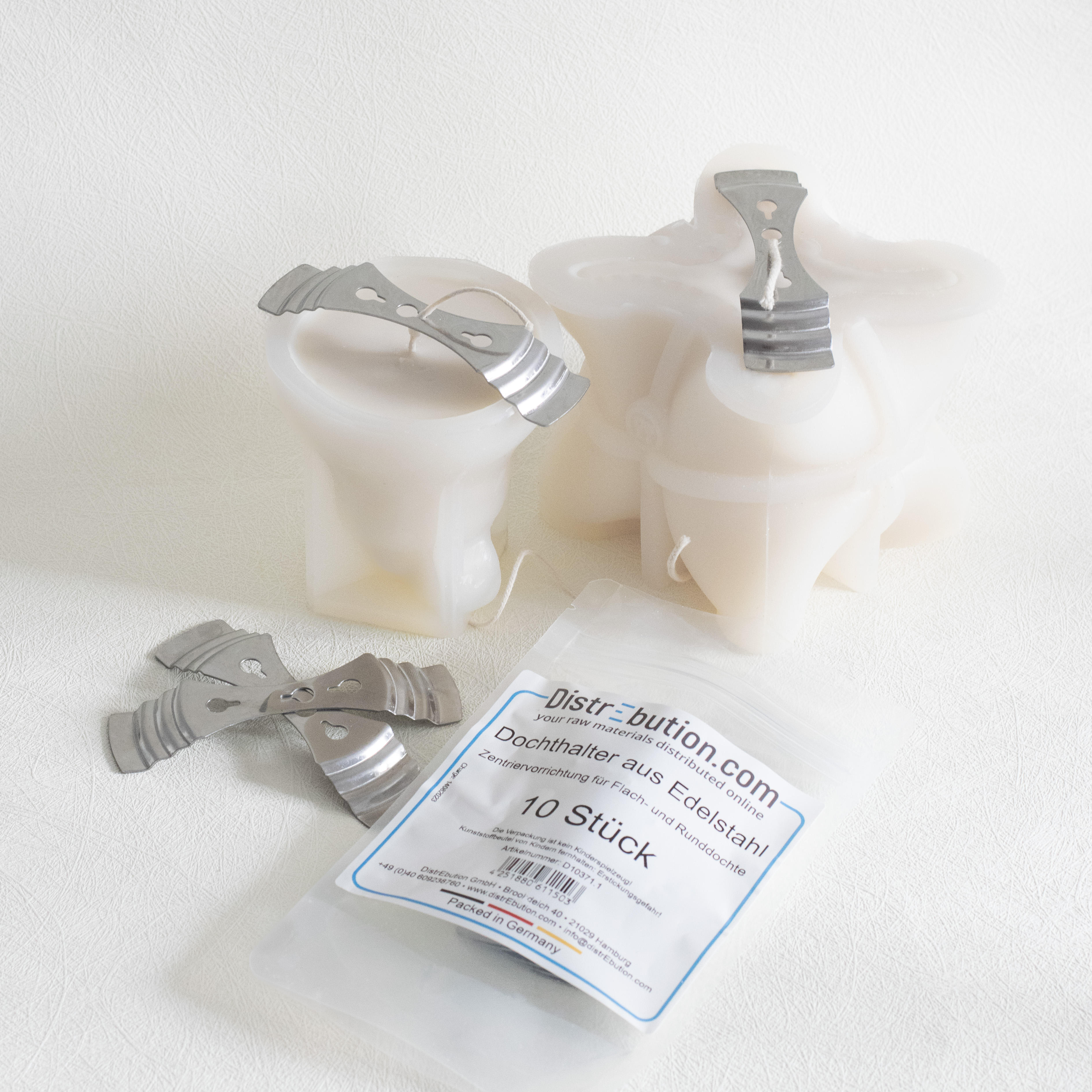 Stainless steel wick holder