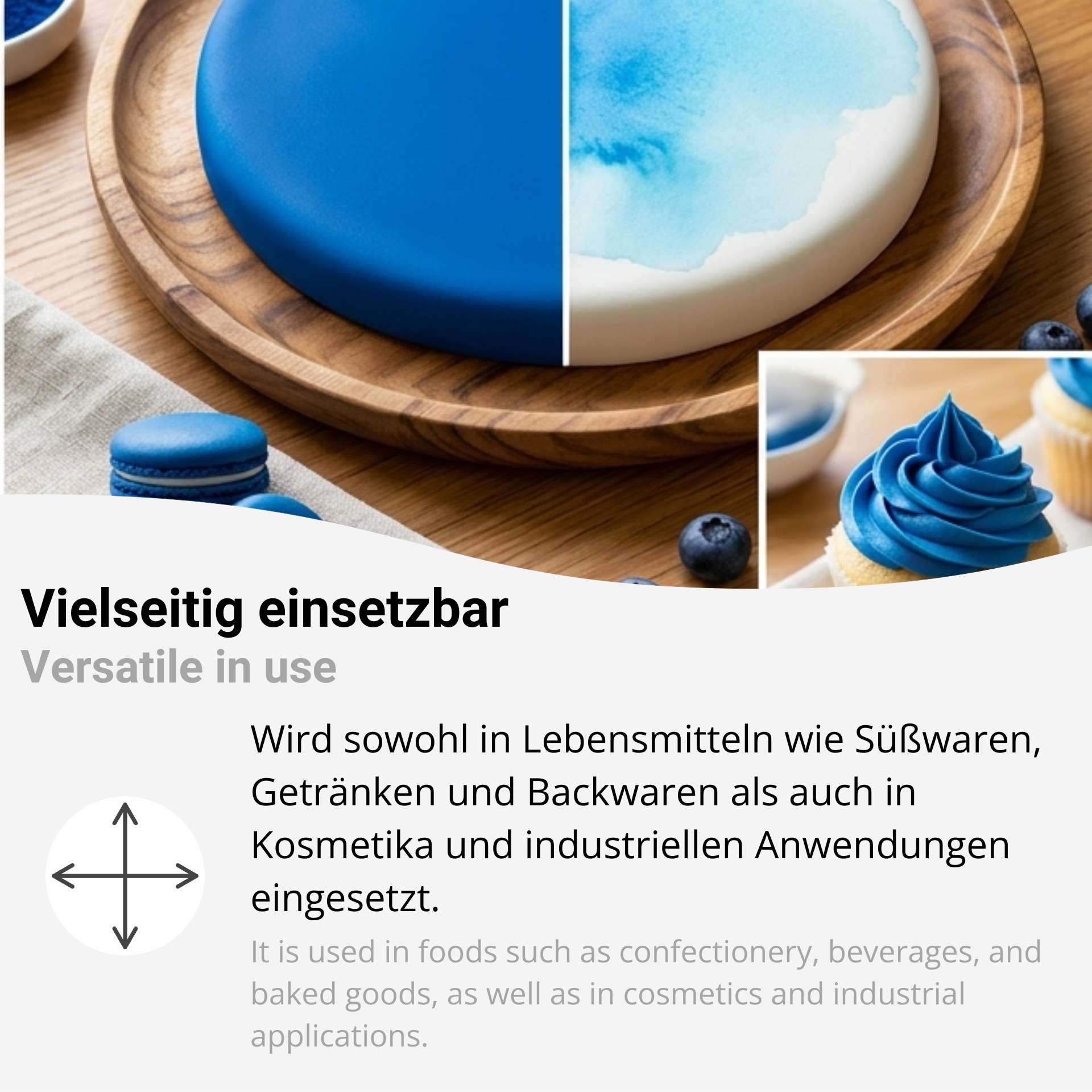 Brillantblau FCF Lebensmittelfarbe Blau - E 133