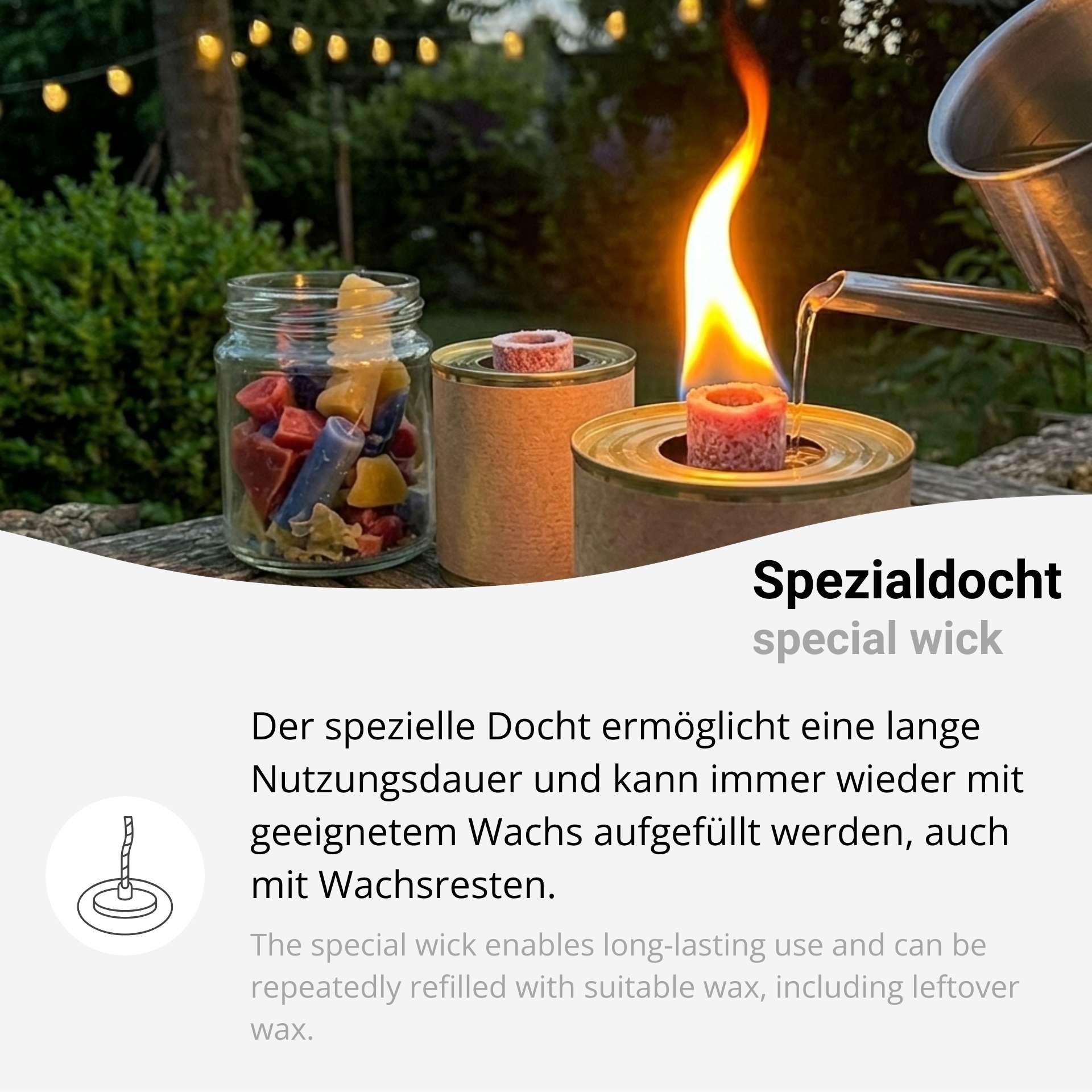 FackelBix – Gartenfeuer