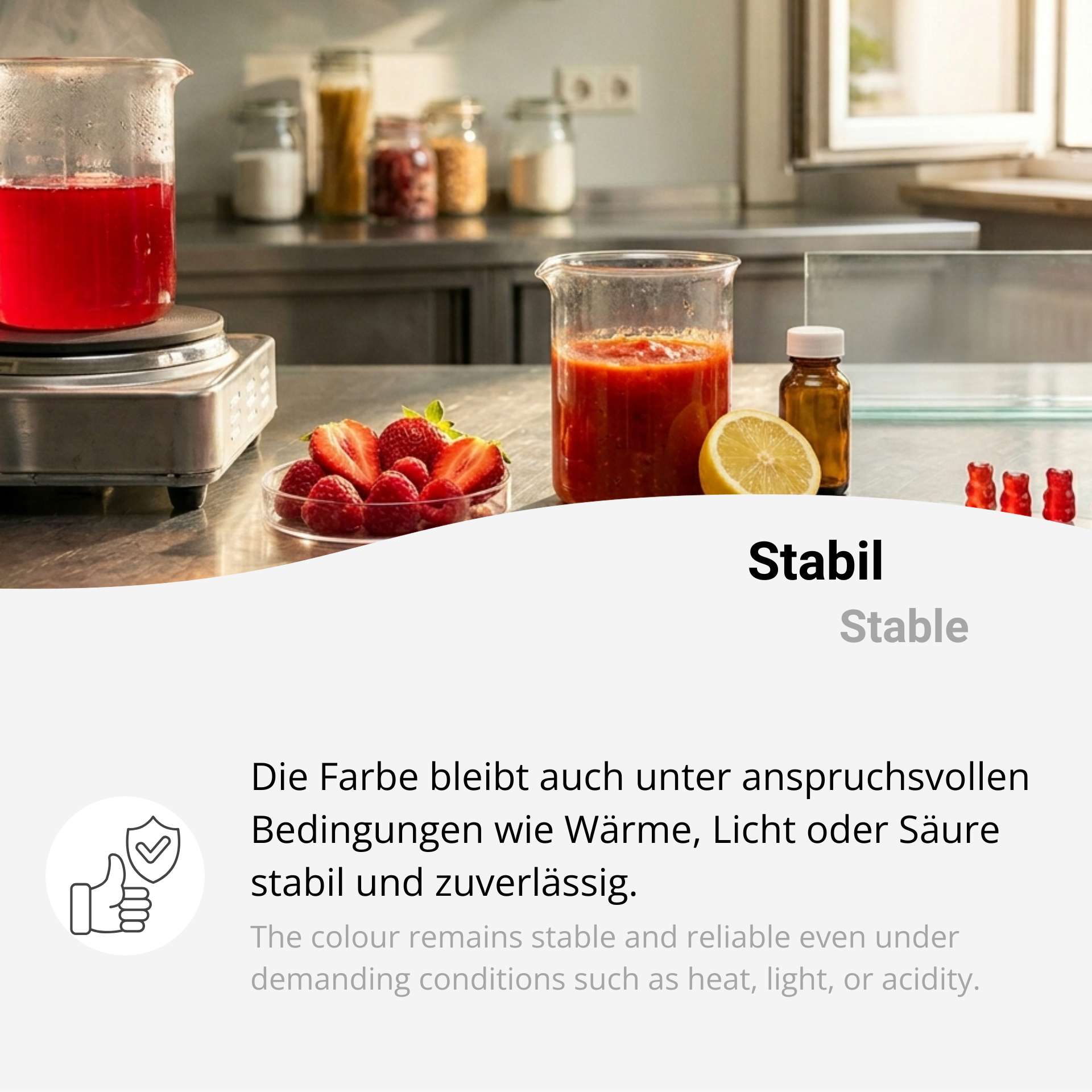 Azorubin Lebensmittelfarbe Rot - E 122