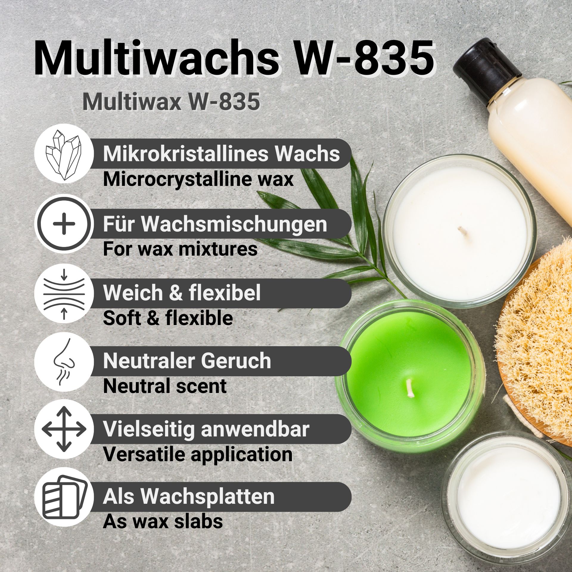 Multiwachs W-835 Mikrokristallines Wachs