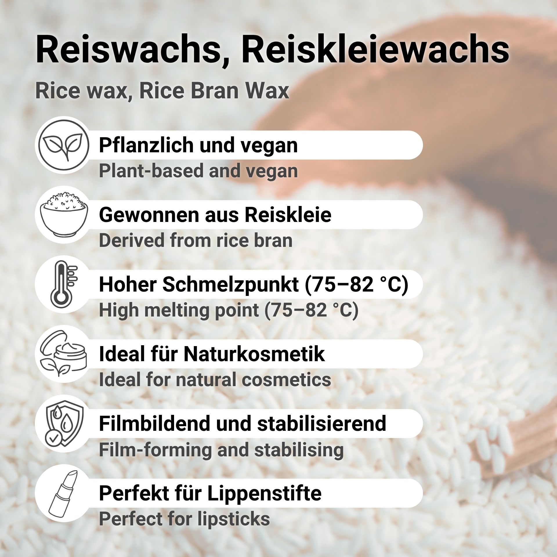 Reiswachs, Reiskleiewachs
