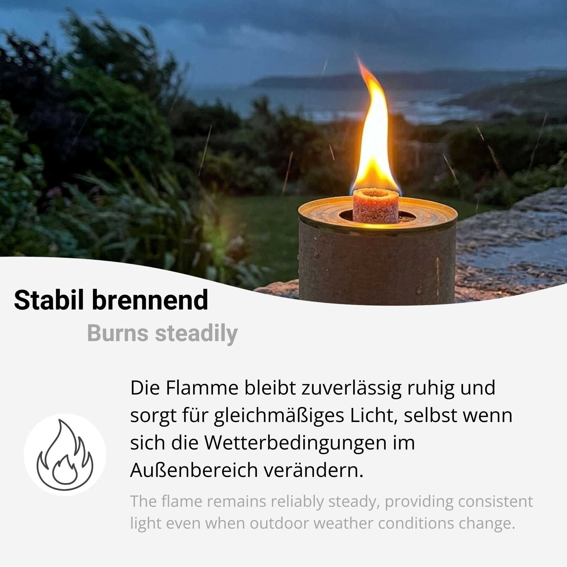 FackelBix – Gartenfeuer