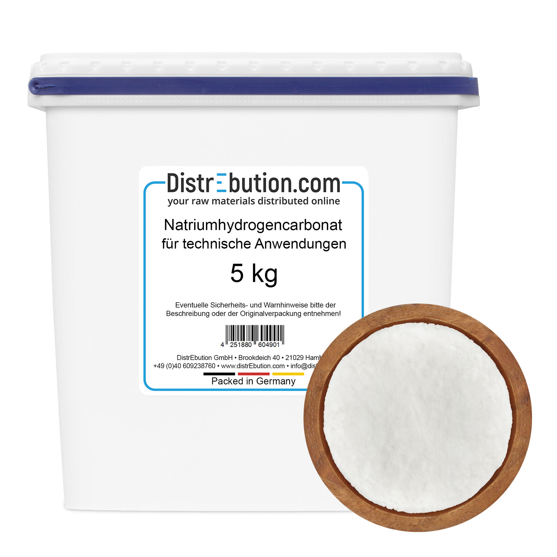 Natron Pulver - Natriumhydrogencarbonat für technische Anwendungen 5 kg