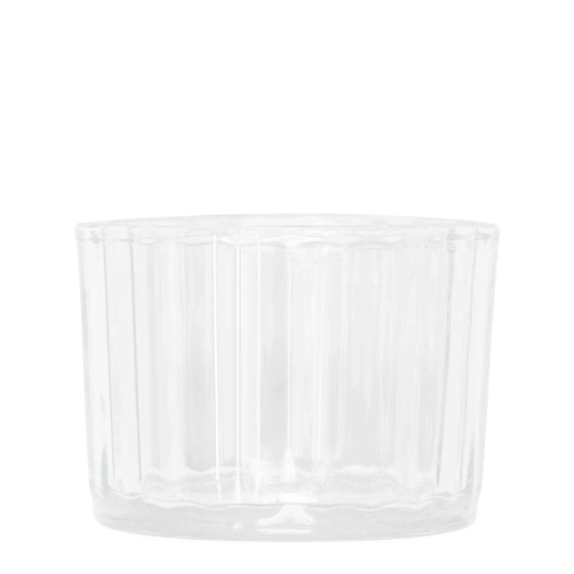 Kleines Teelichtglas klar