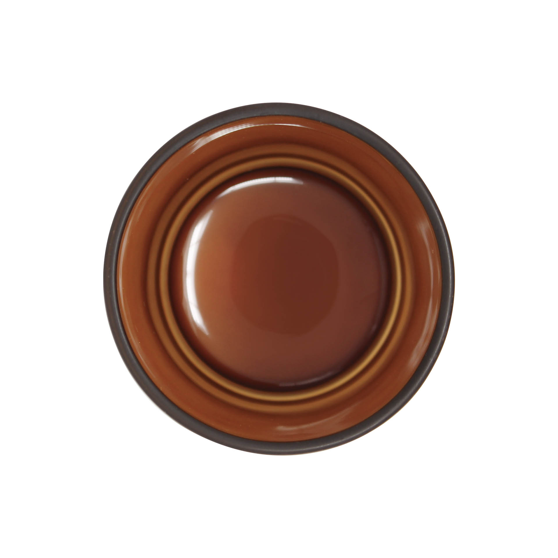 Kerzenglas amber matt 200 ml