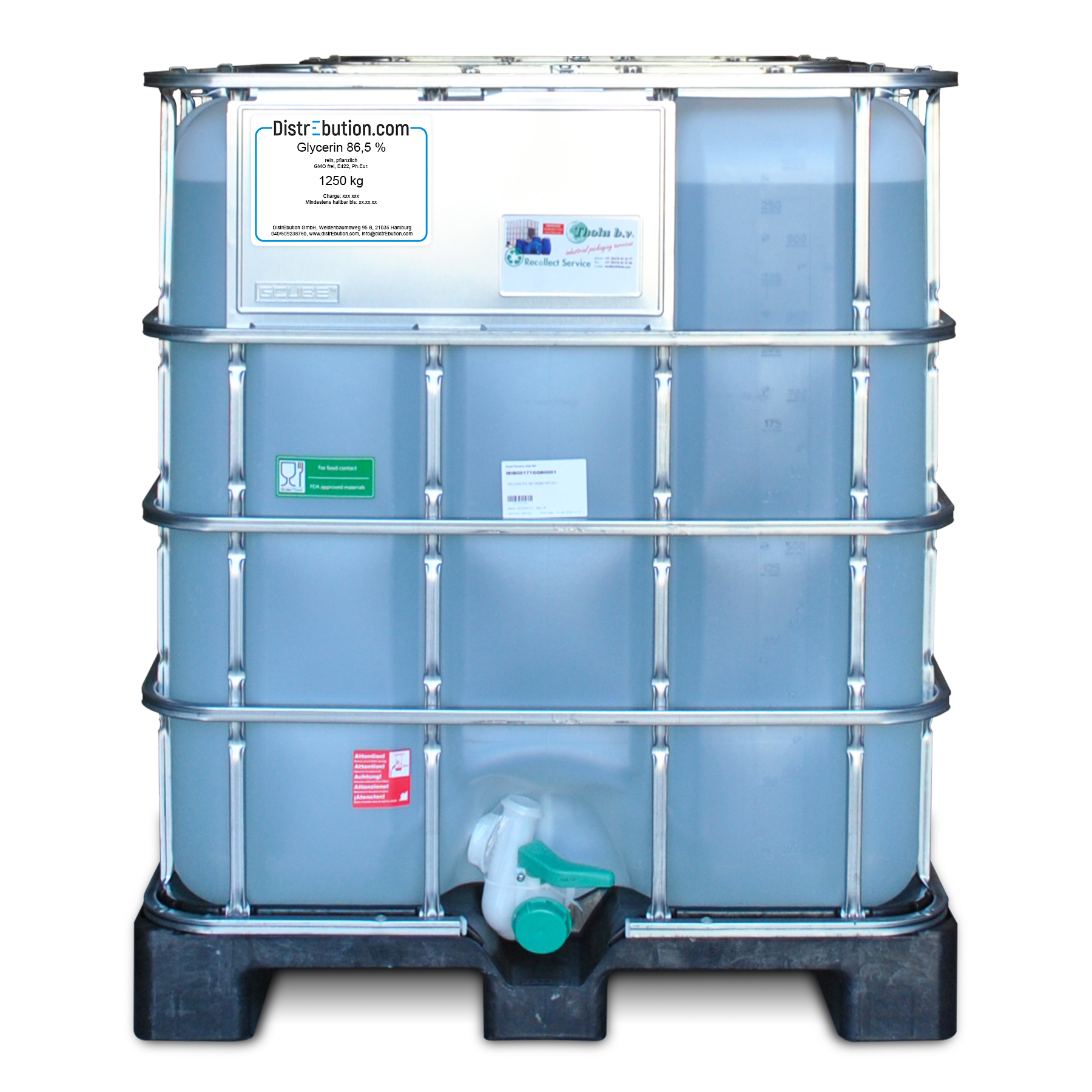 Glycerin raffiniert 86,5 % Ph. Eur. 1250 kg