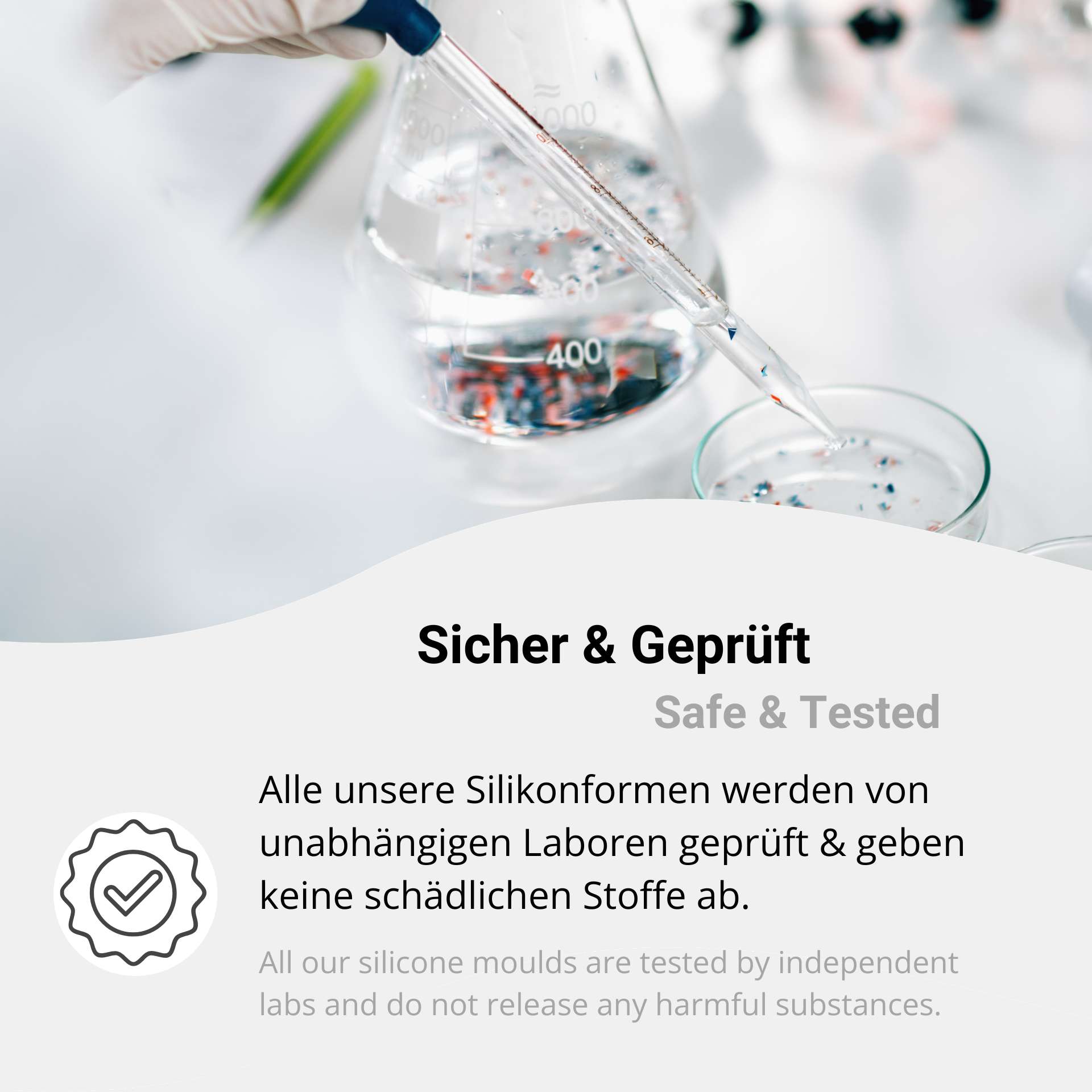 Laborgeprüft, frei von Schadstoffen