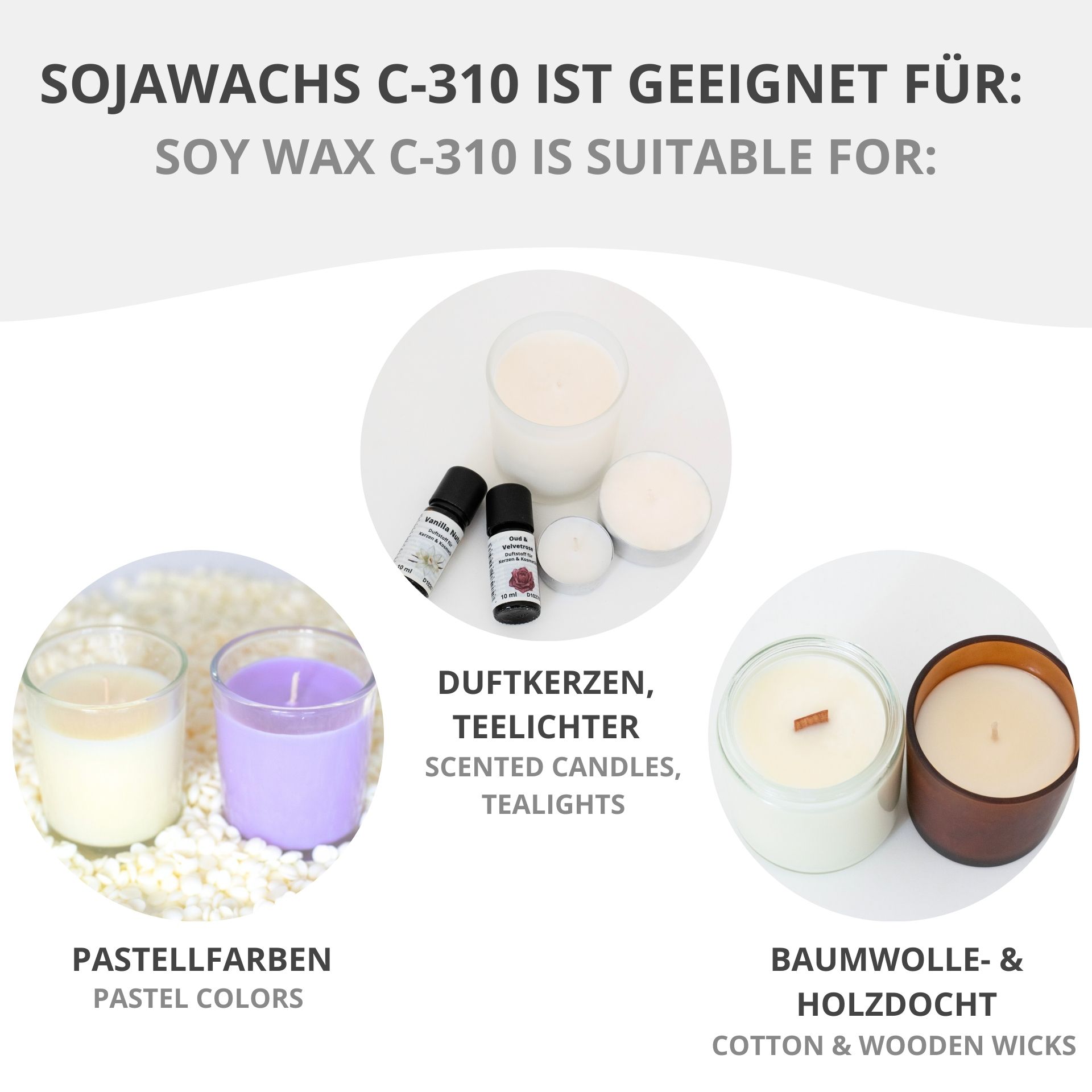 Sojawachs Pastillen NatureWax® C-310